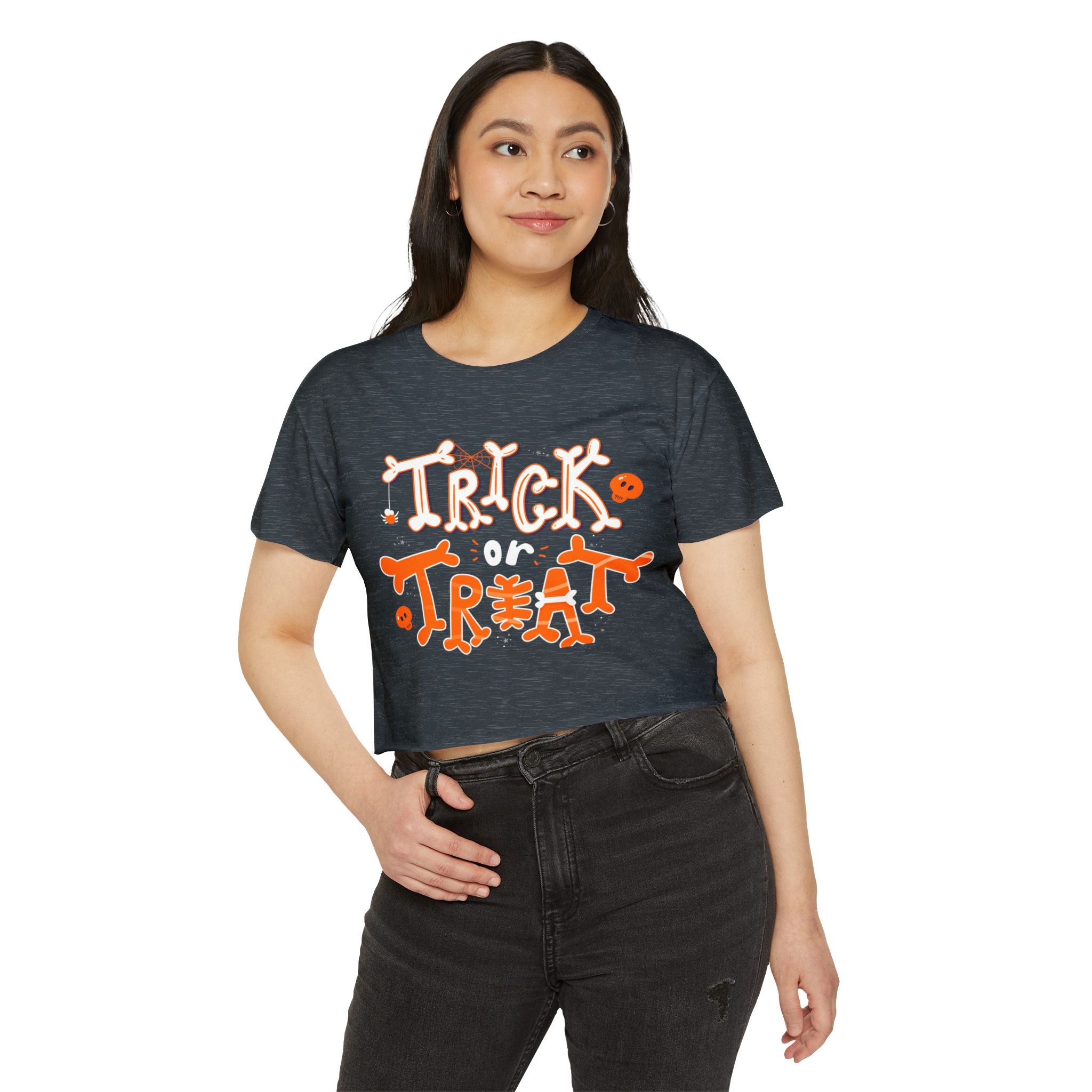 Halloween Trick or Treat | Women's Festival Crop Top