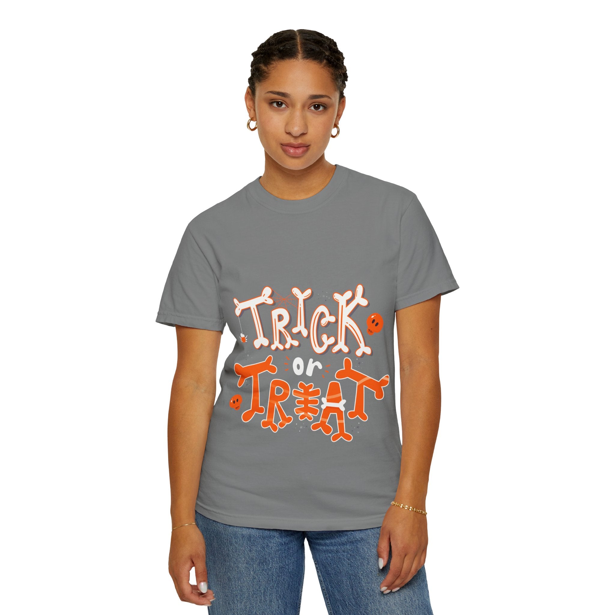 Halloween Trick or Treat  | Unisex Garment-Dyed T-shirt