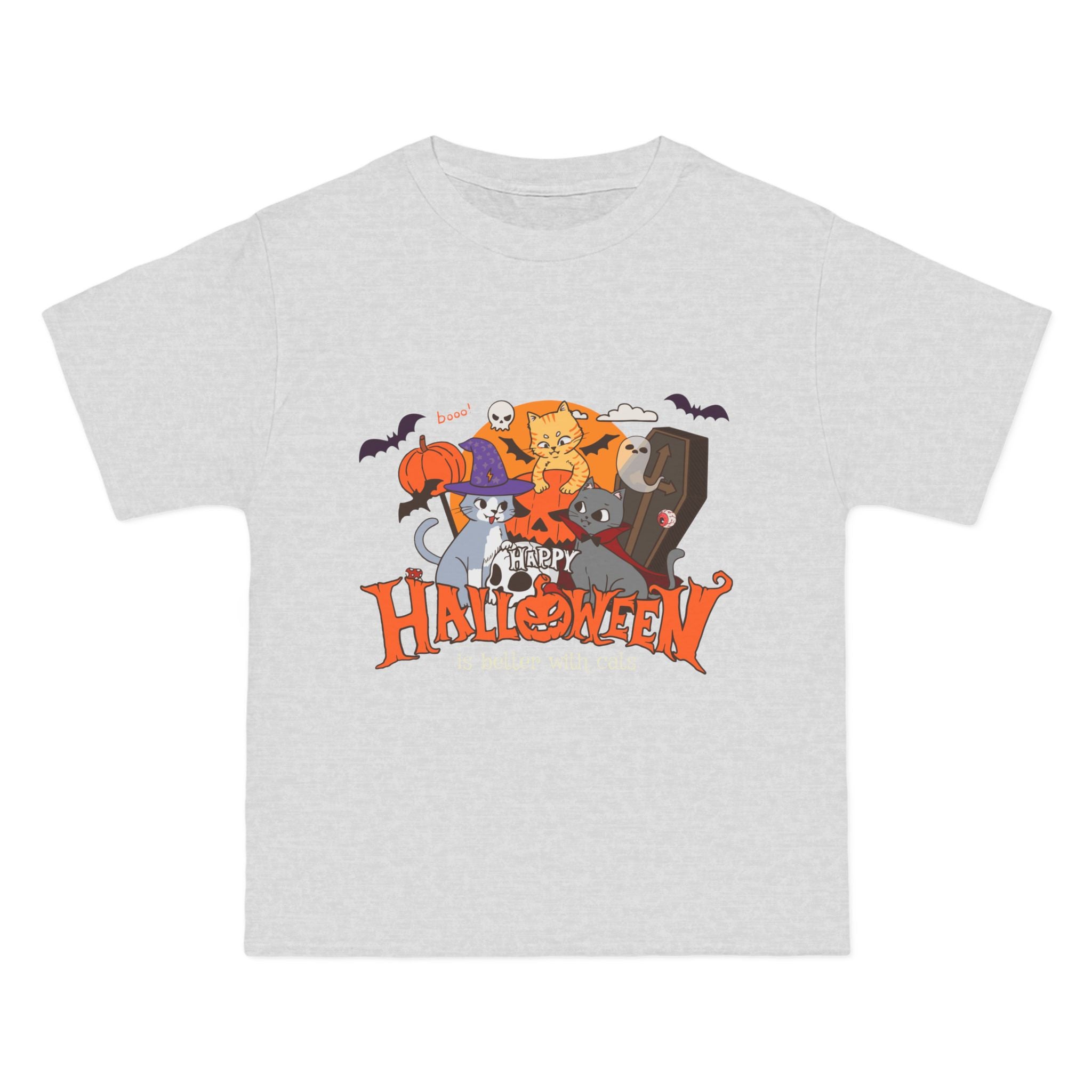 Halloween is Better with Cats | Beefy-T®  Short-Sleeve T-Shirt