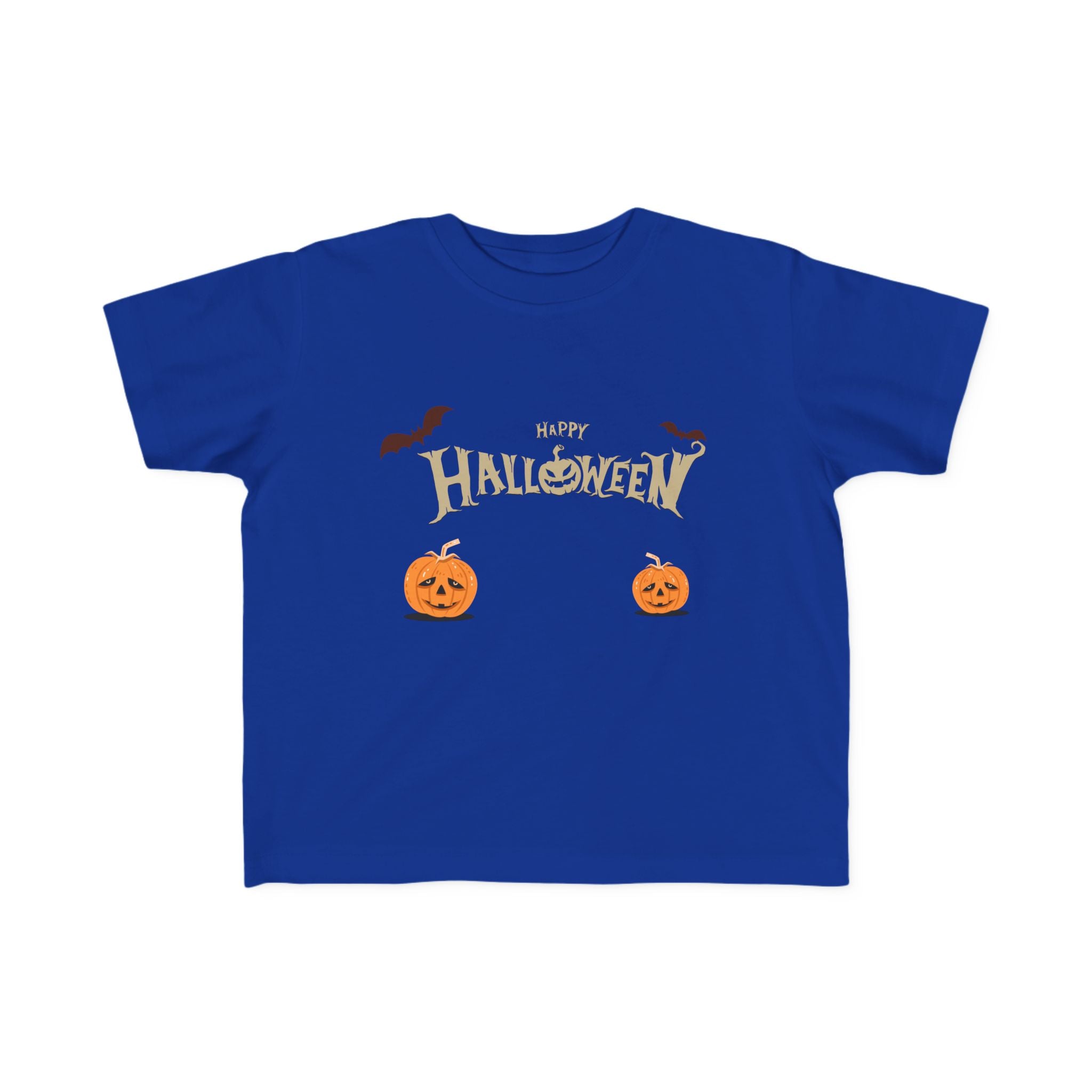 Halloween with Pumpkins | Toddler's Fine Jersey Tee