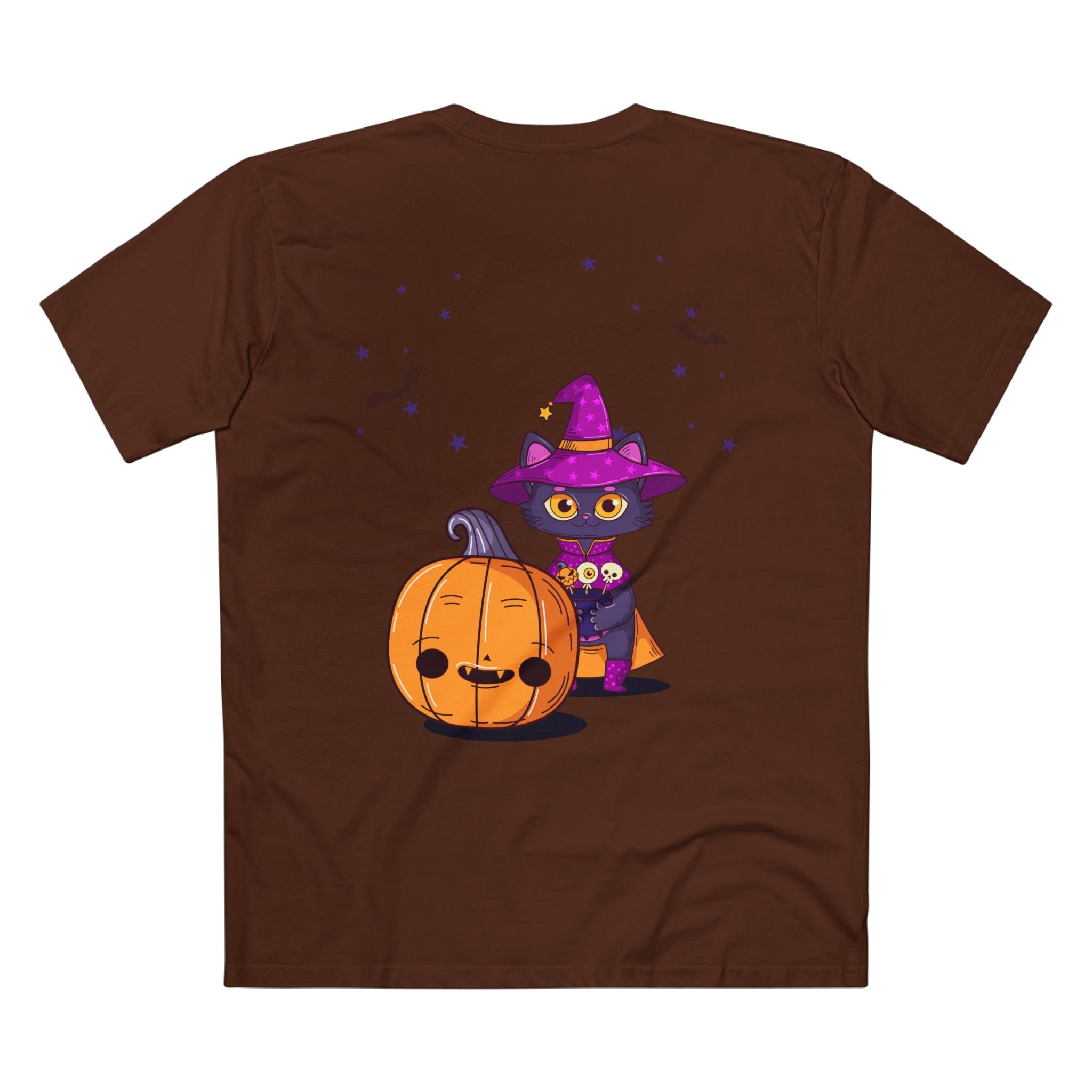 Halloween with Witch's Cats | Men's Staple Tee