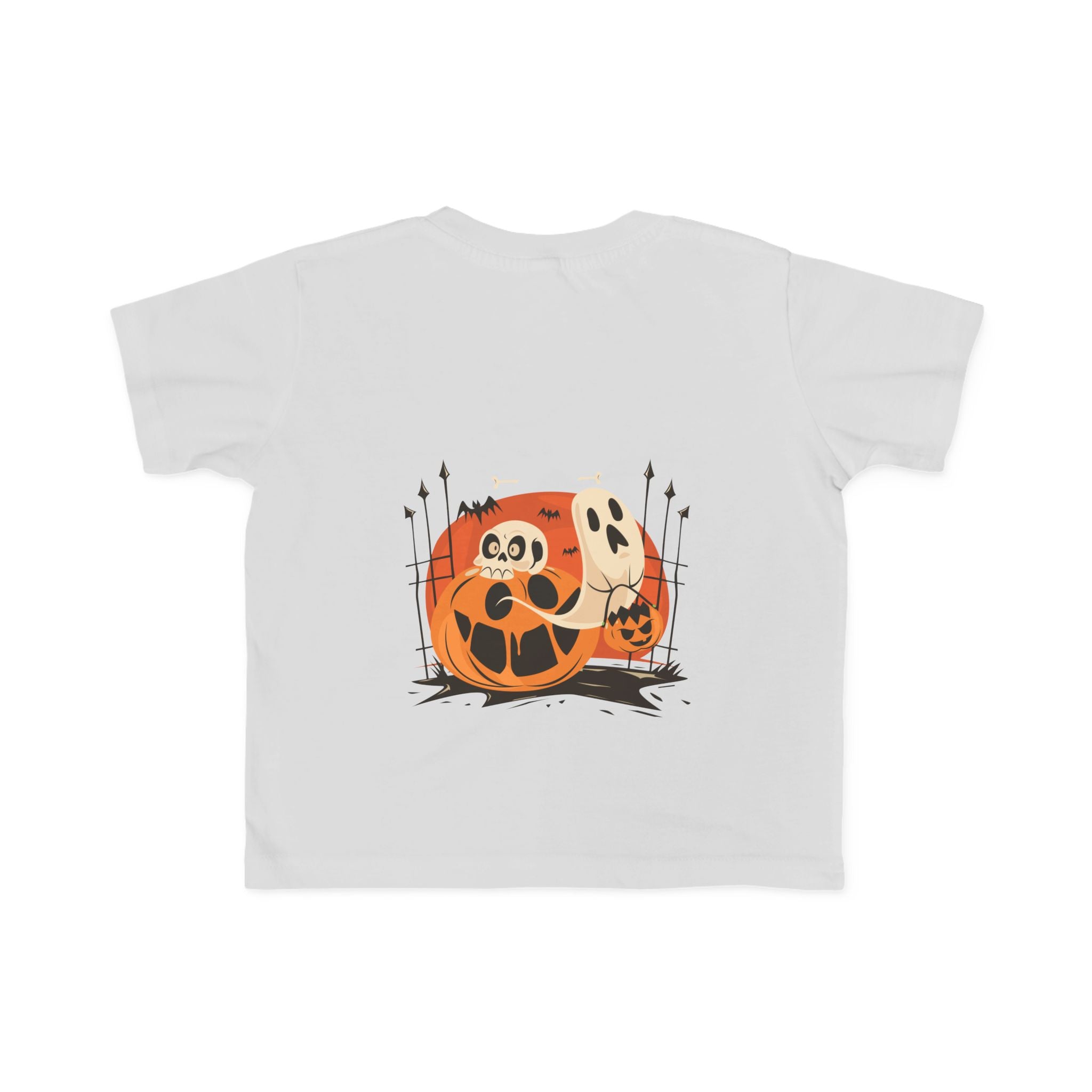 Halloween with Pumpkins | Toddler's Fine Jersey Tee