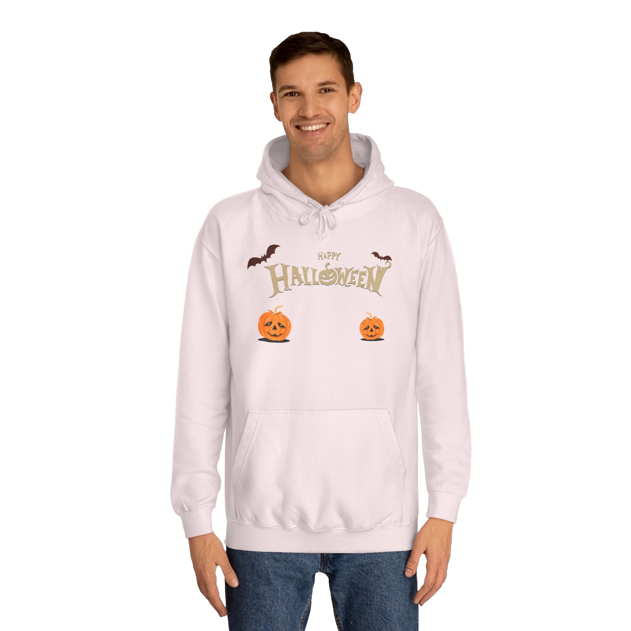 Halloween with Pumpkins | Unisex College Hoodie