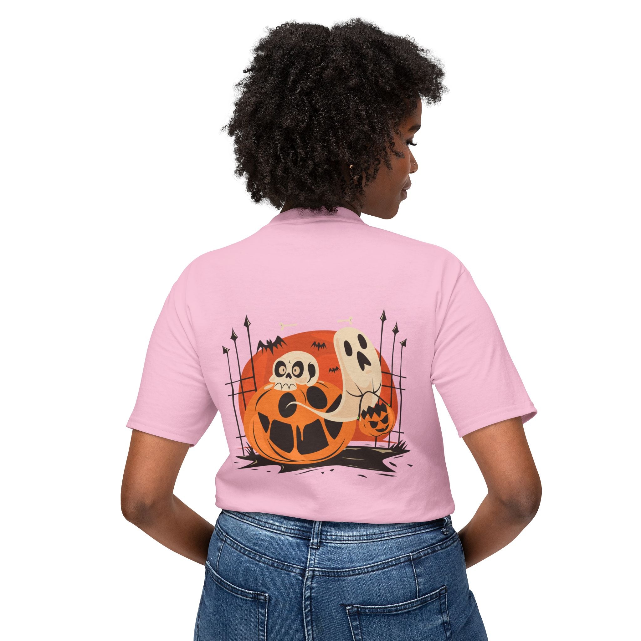 Halloween with Pumpkins | Unisex HD Cotton™ T-shirt