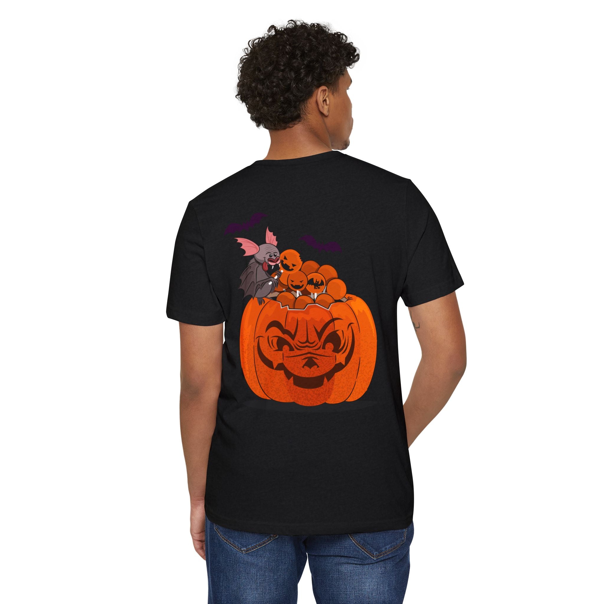 Halloween Trick or Treat | Unisex Recycled Organic T-Shirt