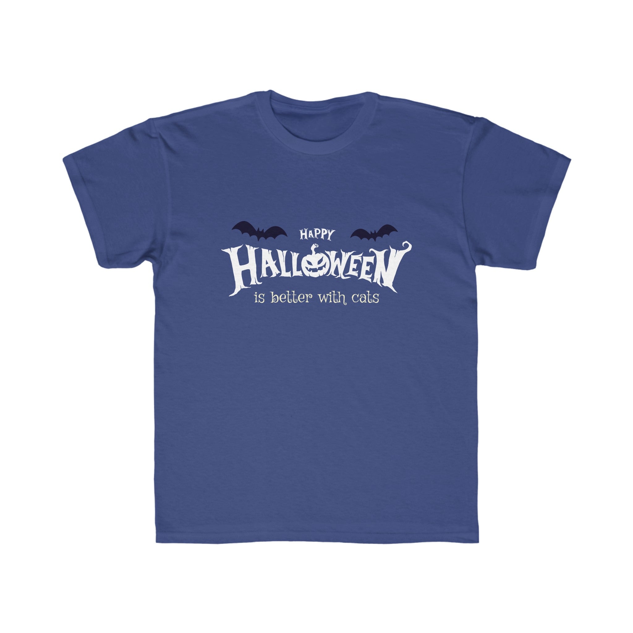 Halloween with Witch's Cats | Kids Regular Fit Tee