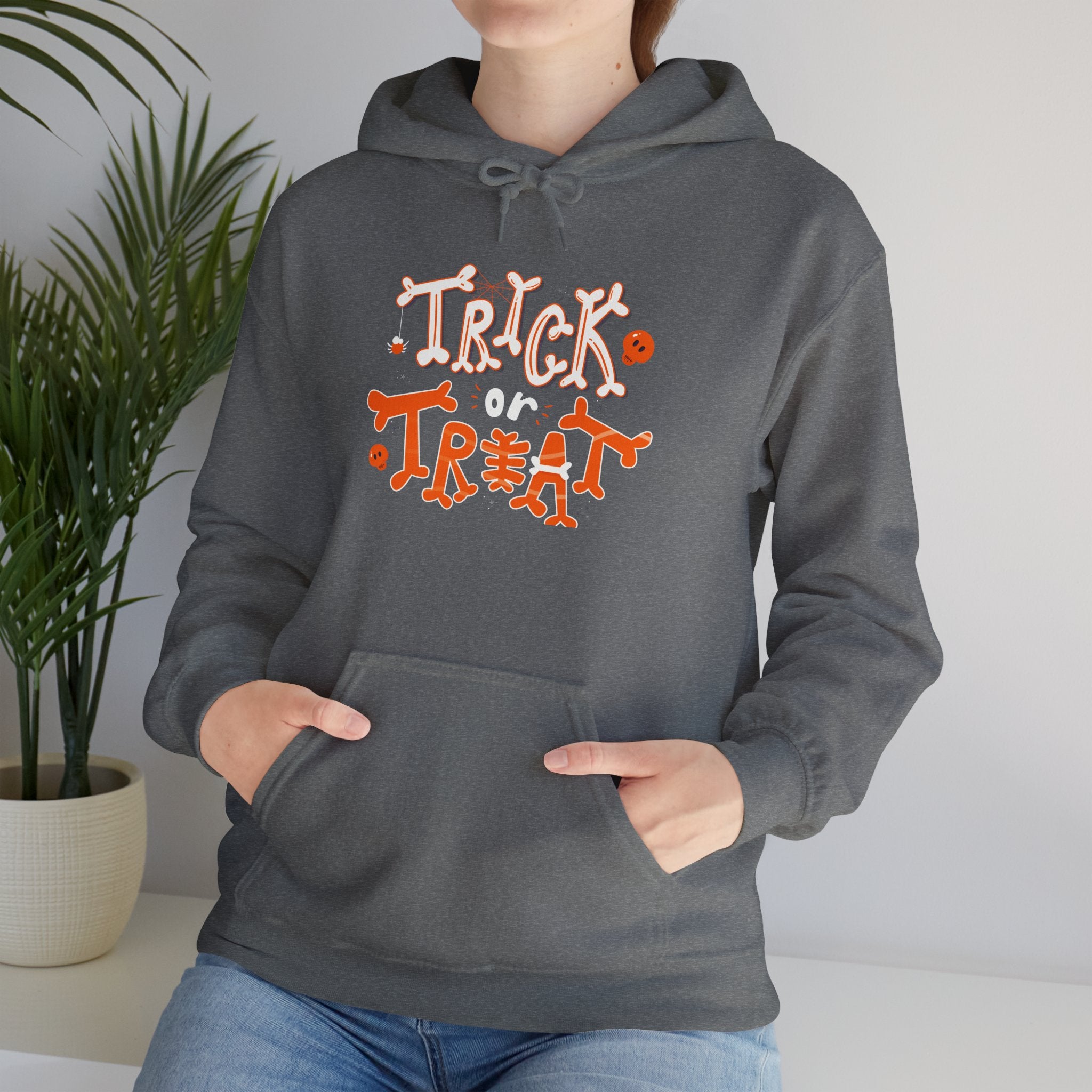 Halloween Trick or Treat  | Unisex Heavy Blend Hooded Sweatshirt