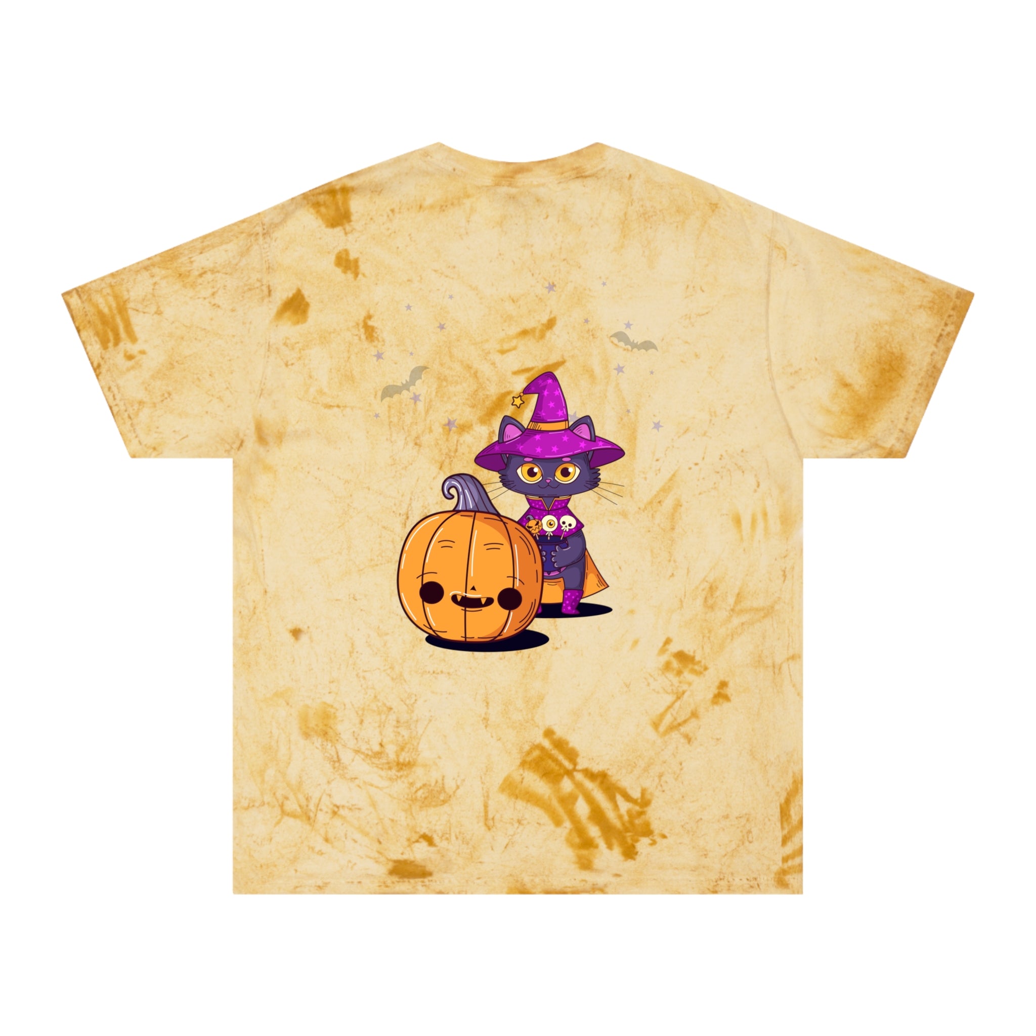 Halloween with Witch's Cats | Unisex Color Blast T-Shirt