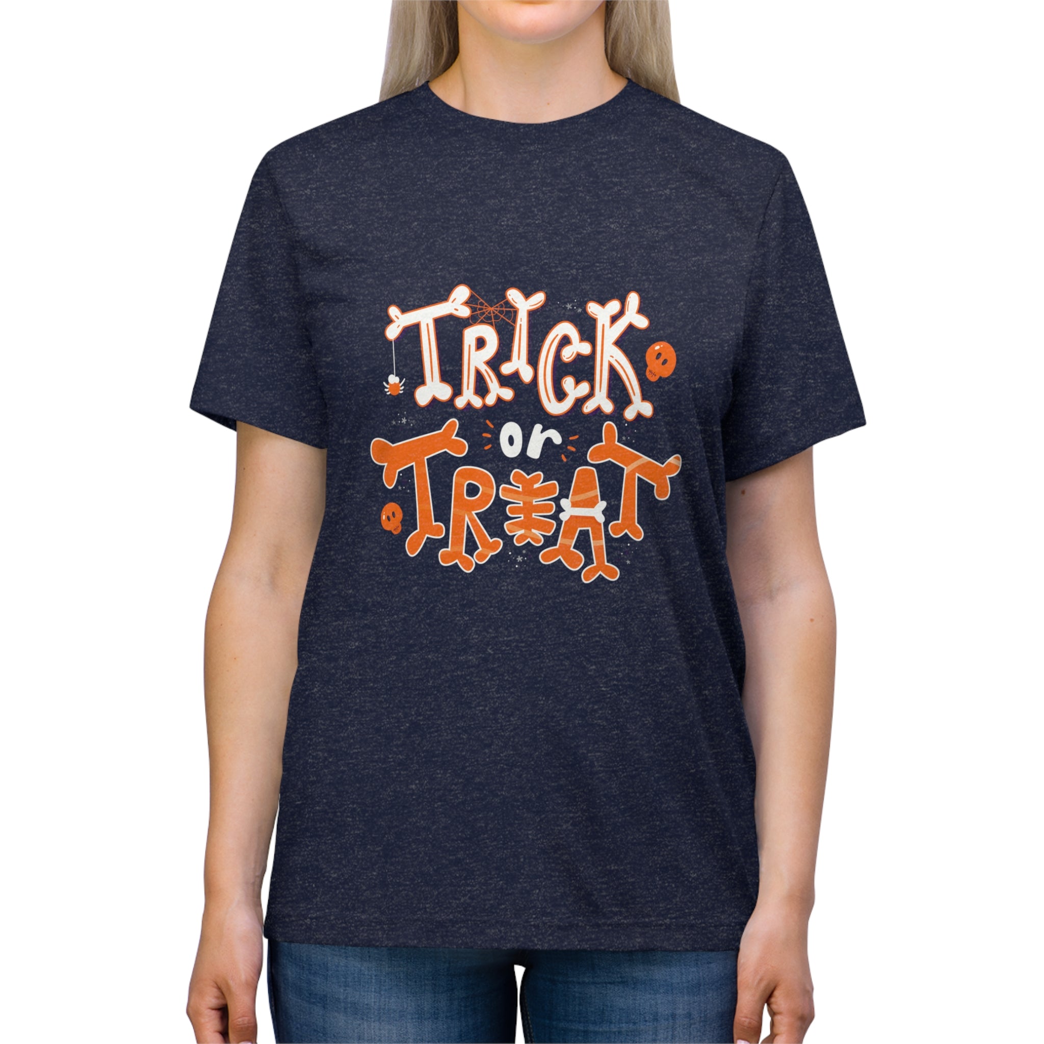 Halloween Trick or Treat | Unisex Triblend Tee