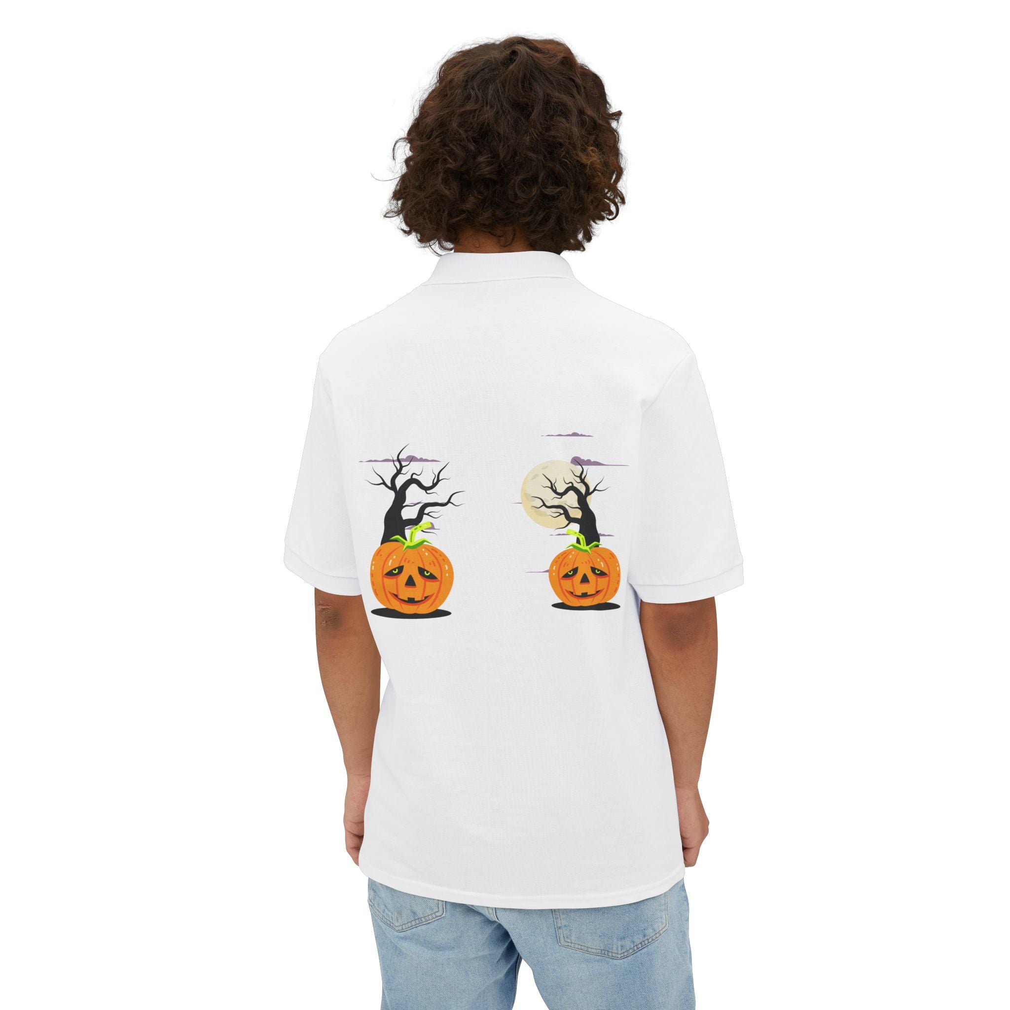 Halloween is Better with Cats | Men's Piqué Polo