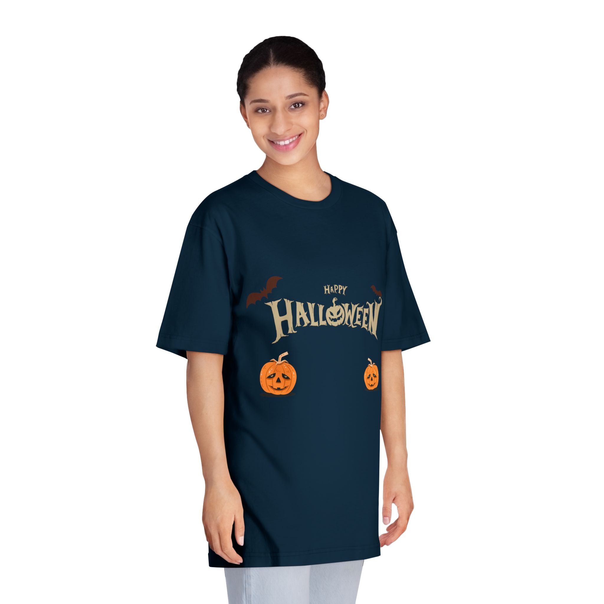 Halloween with Pumpkins | Unisex Classic Crewneck T-Shirt