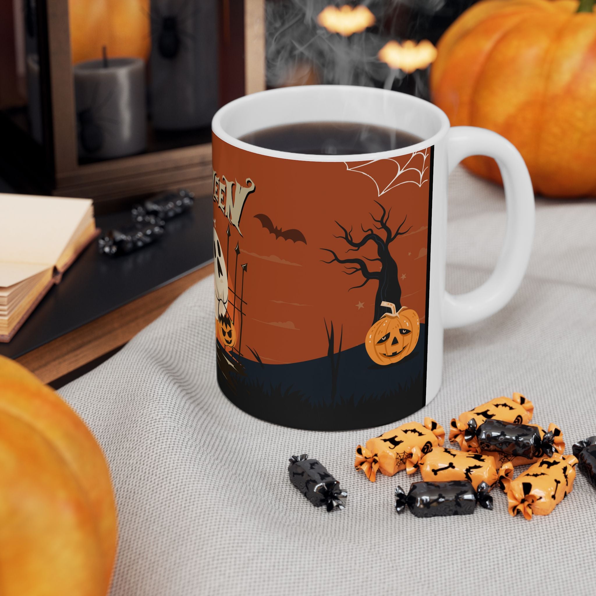 Happy Halloween with Pumpkin | Ceramic Mug