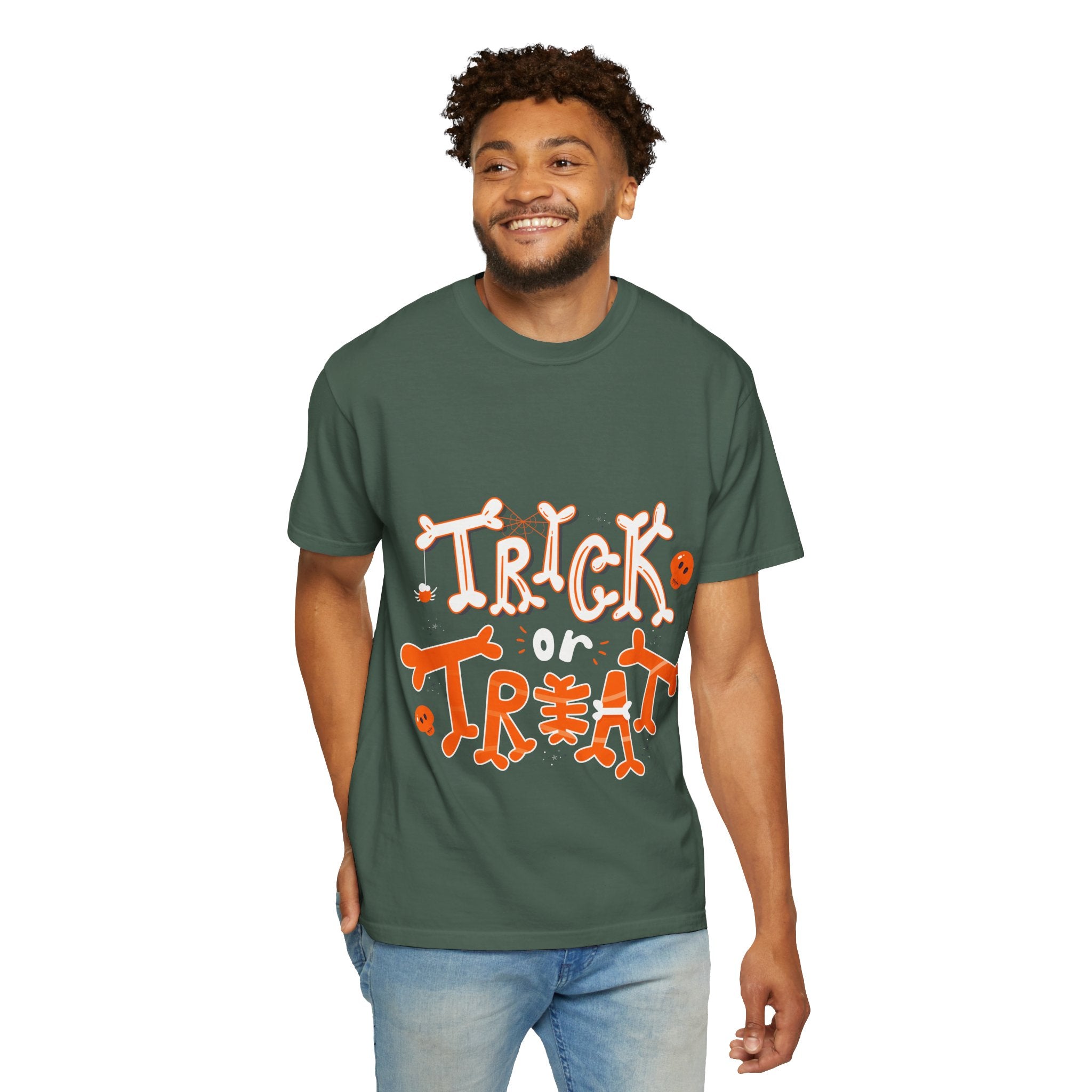 Halloween Trick or Treat  | Unisex Garment-Dyed T-shirt