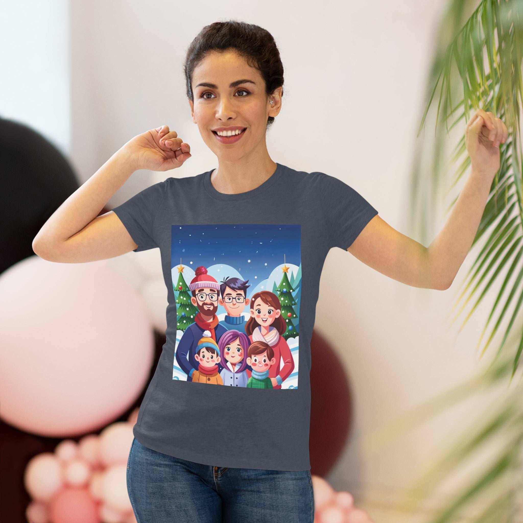 HAPPY CHRISTMAS DAY Women's Triblend Tee