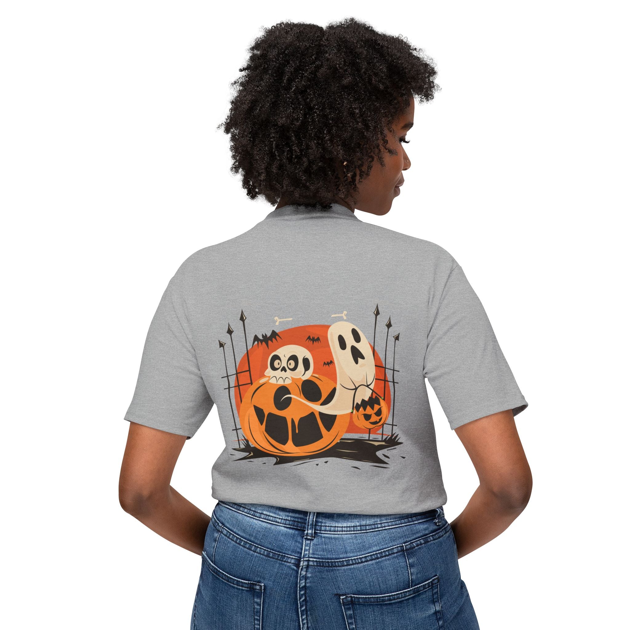 Halloween with Pumpkins | Unisex HD Cotton™ T-shirt