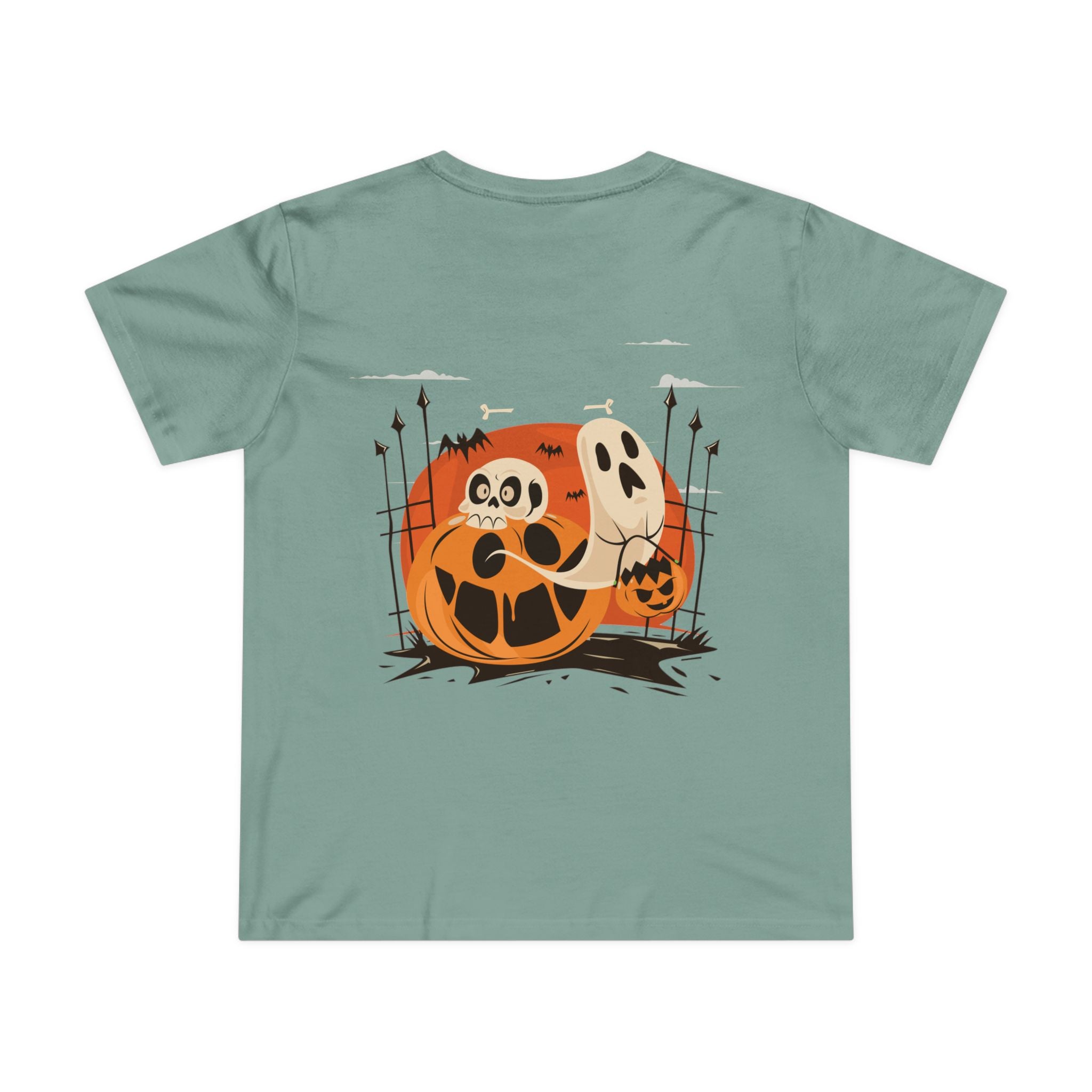 Halloween with Pumpkins | Women’s Maple Tee