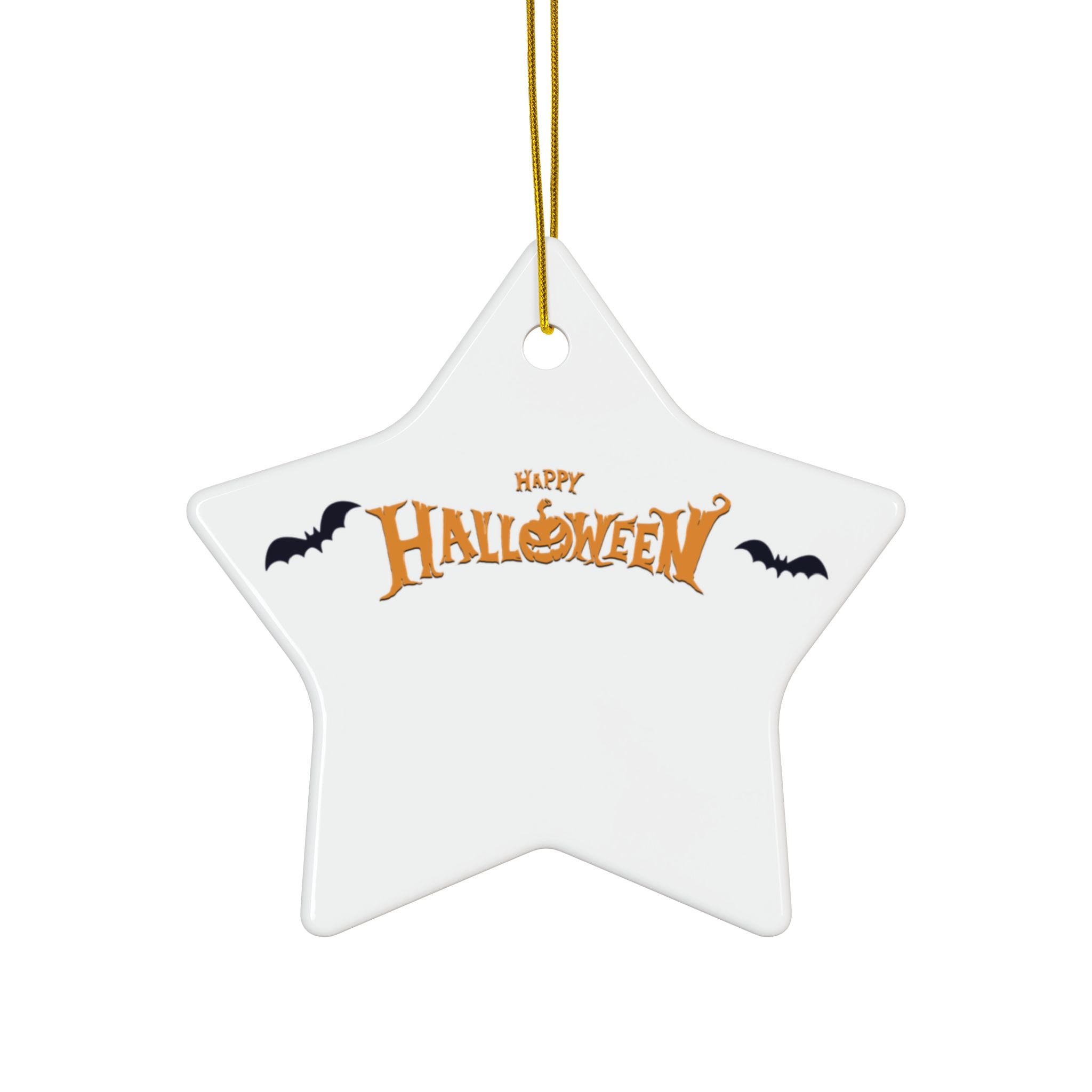Halloween with Bats | Ceramic Ornaments