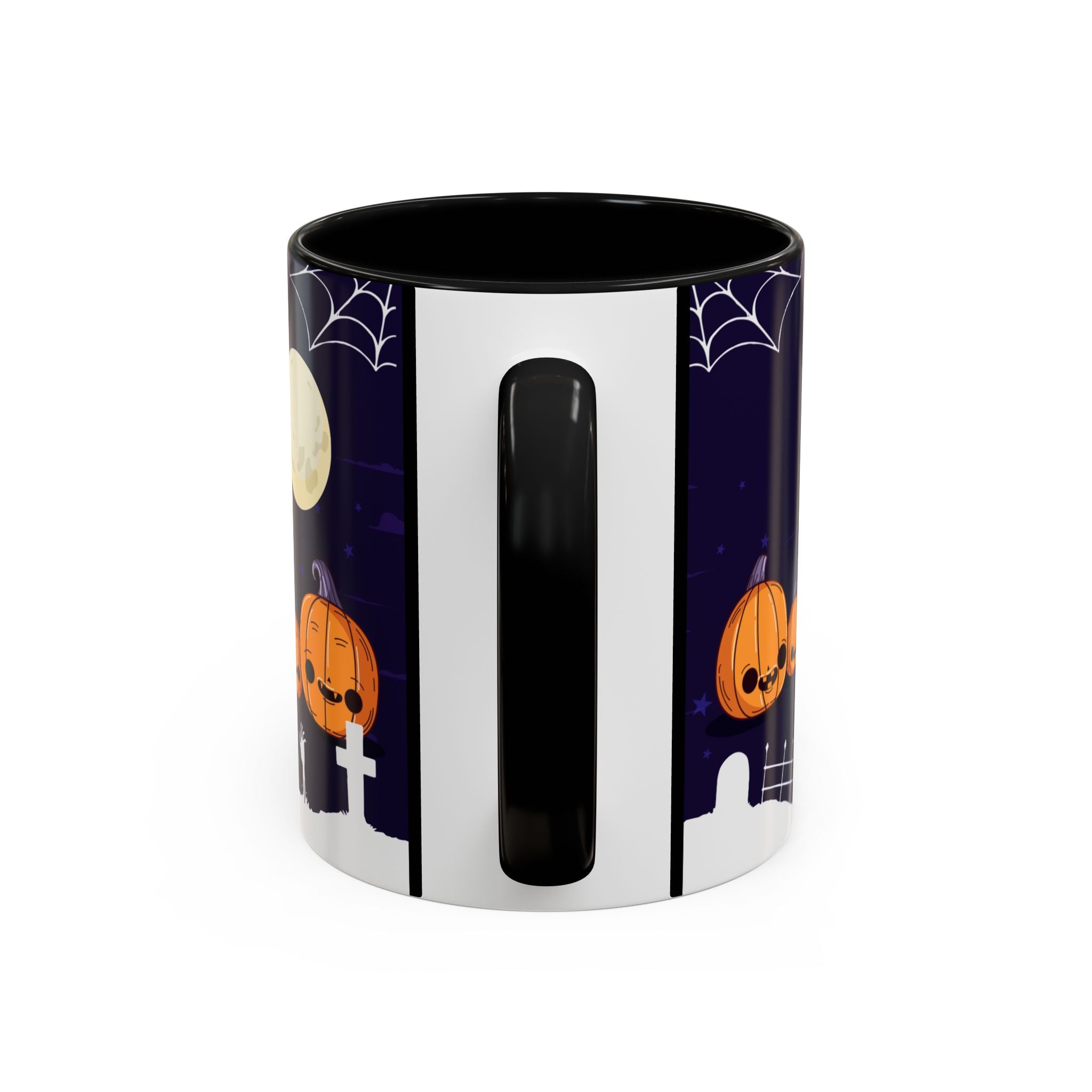Happy Halloween with Skeleton | Accent Coffee Mug