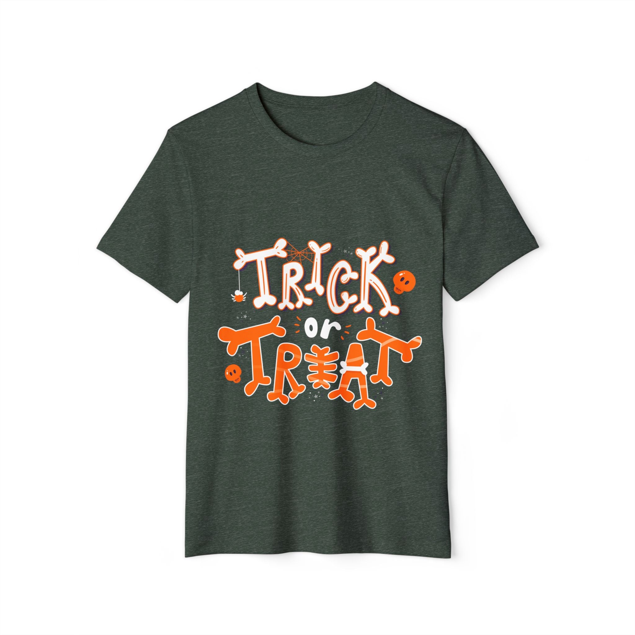 Halloween Trick or Treat | Unisex Recycled Organic T-Shirt