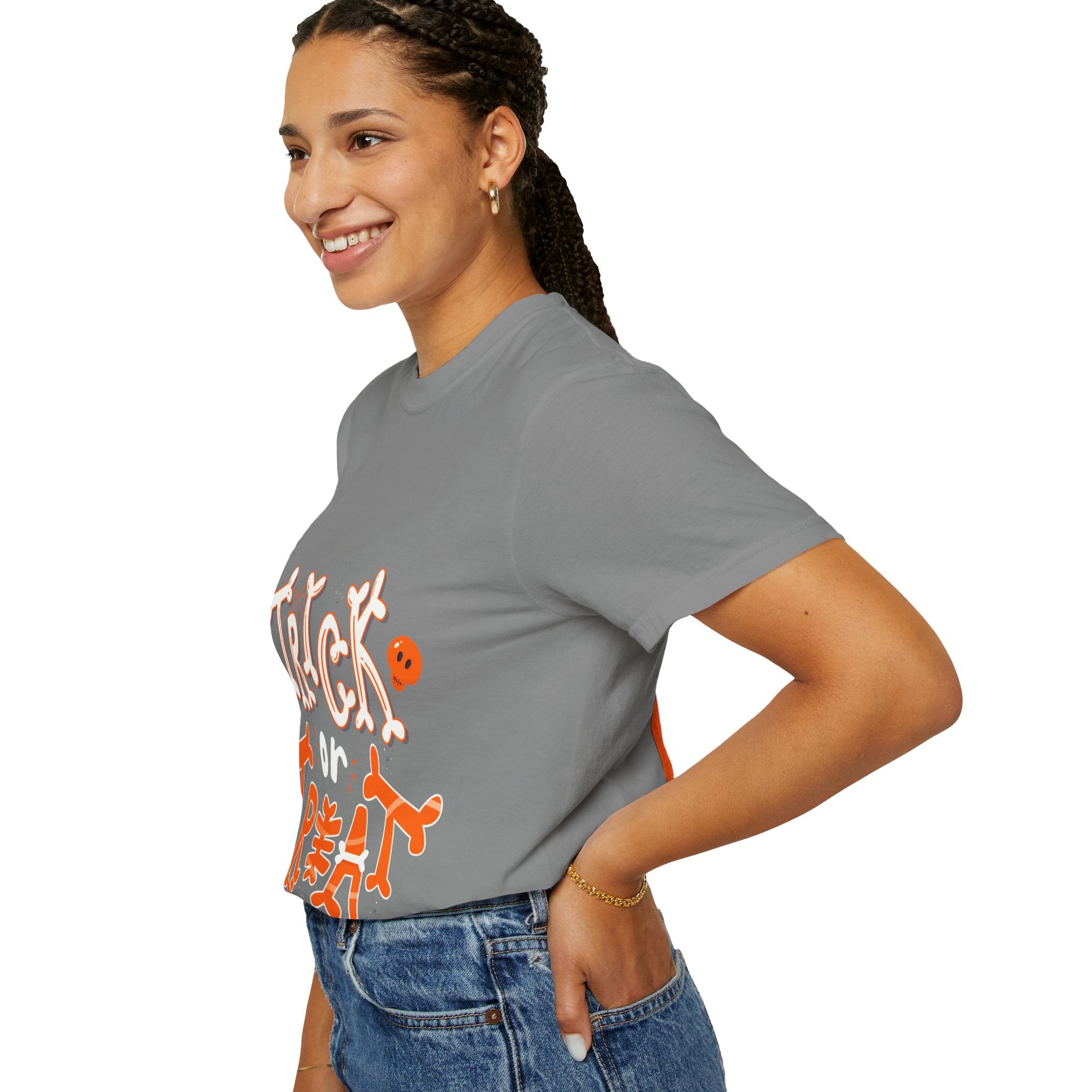 Halloween Trick or Treat  | Unisex Garment-Dyed T-shirt