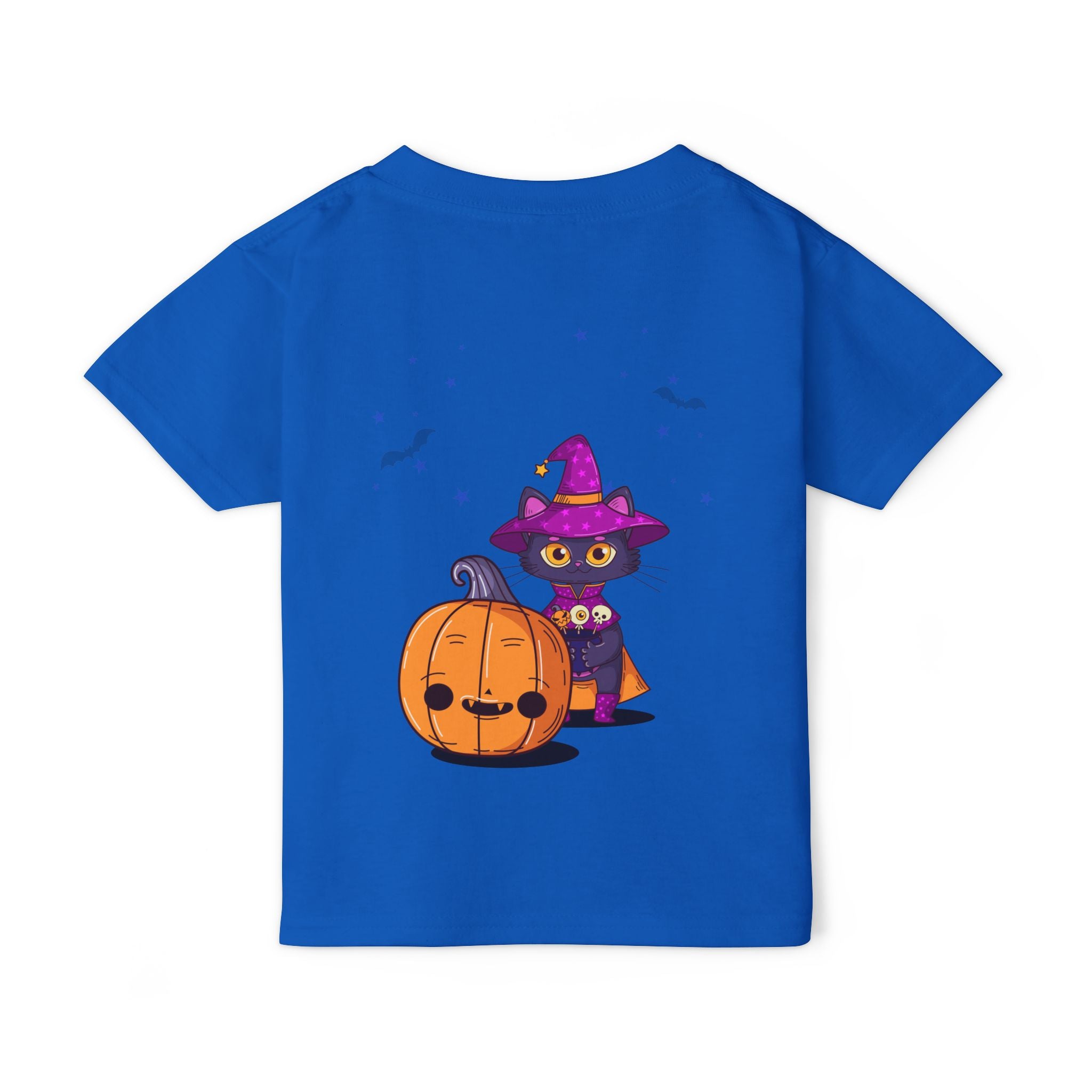 Halloween with Witch's Cats | Heavy Cotton Toddler T-shirt