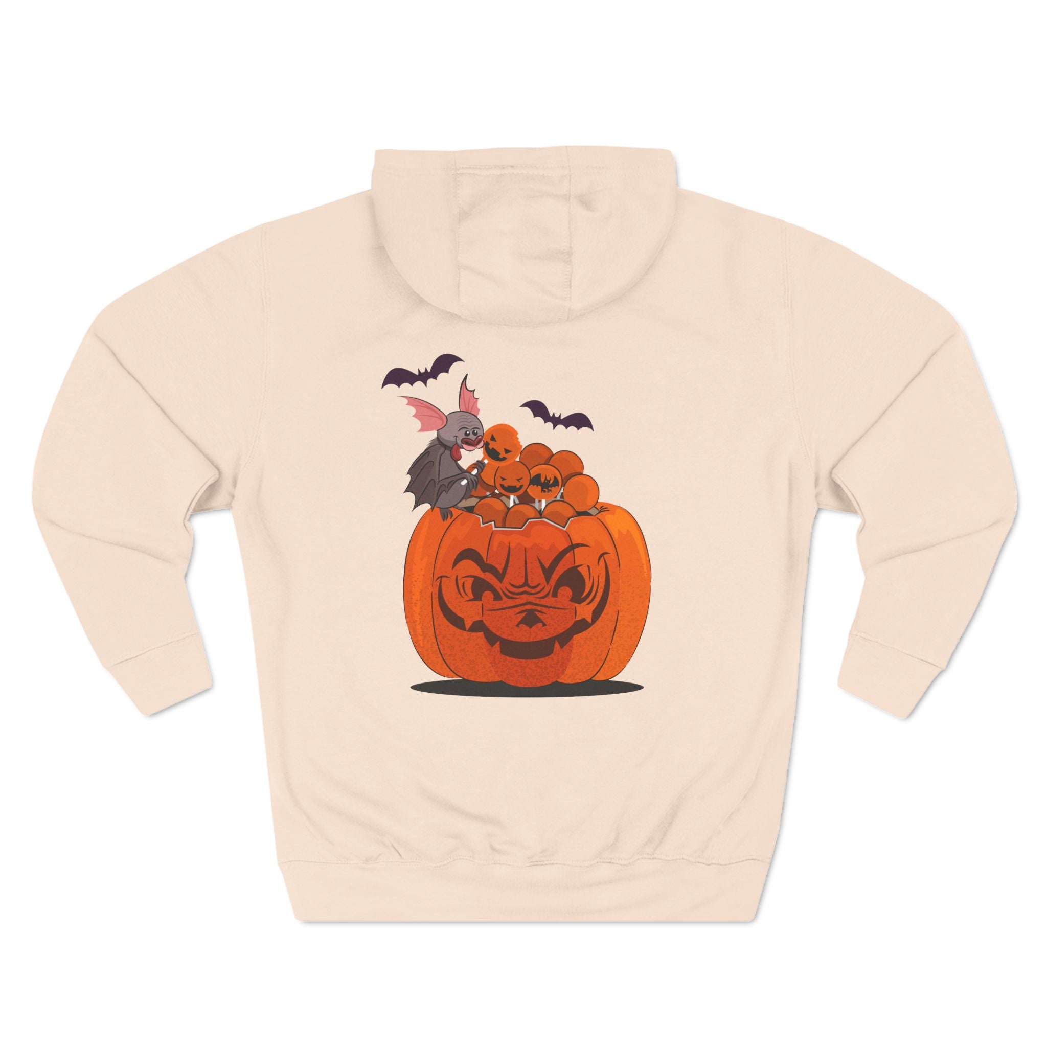 Halloween Trick or Treat | Three-Panel Fleece Hoodie