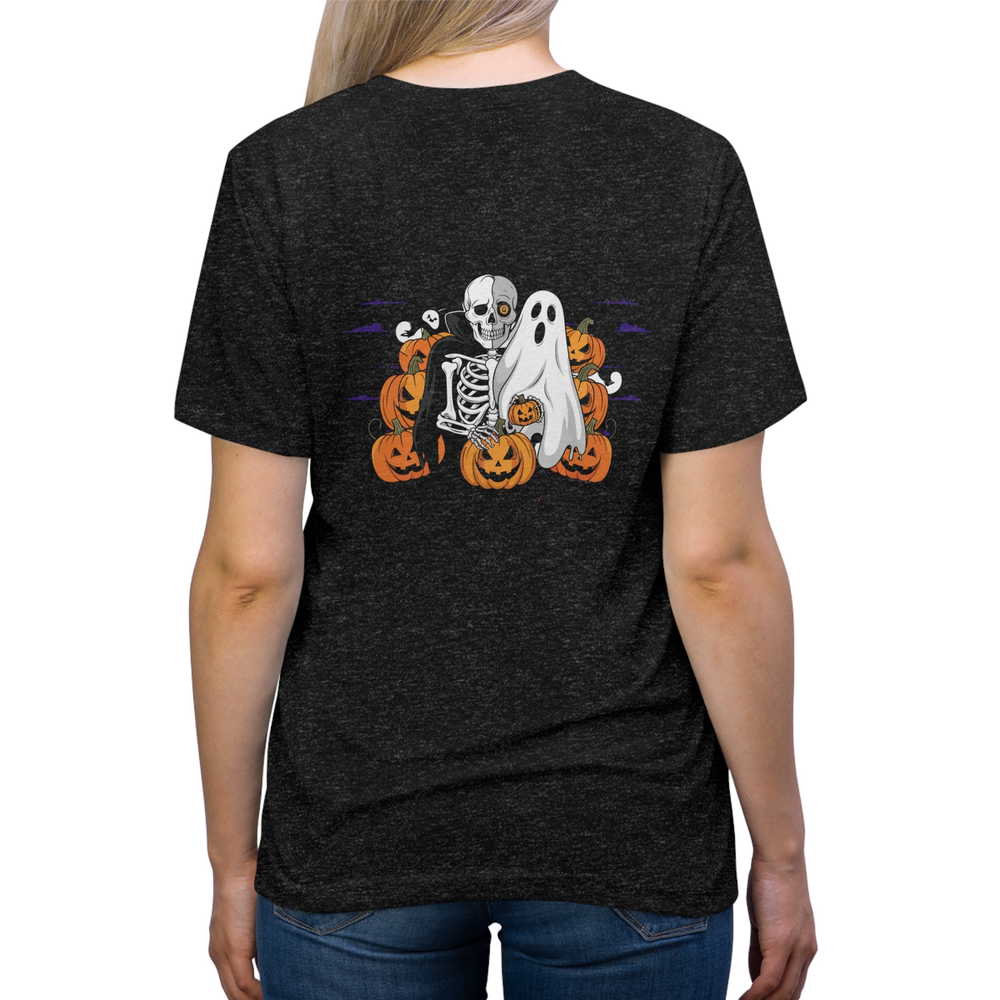 Halloween with Bats | Unisex Triblend Tee