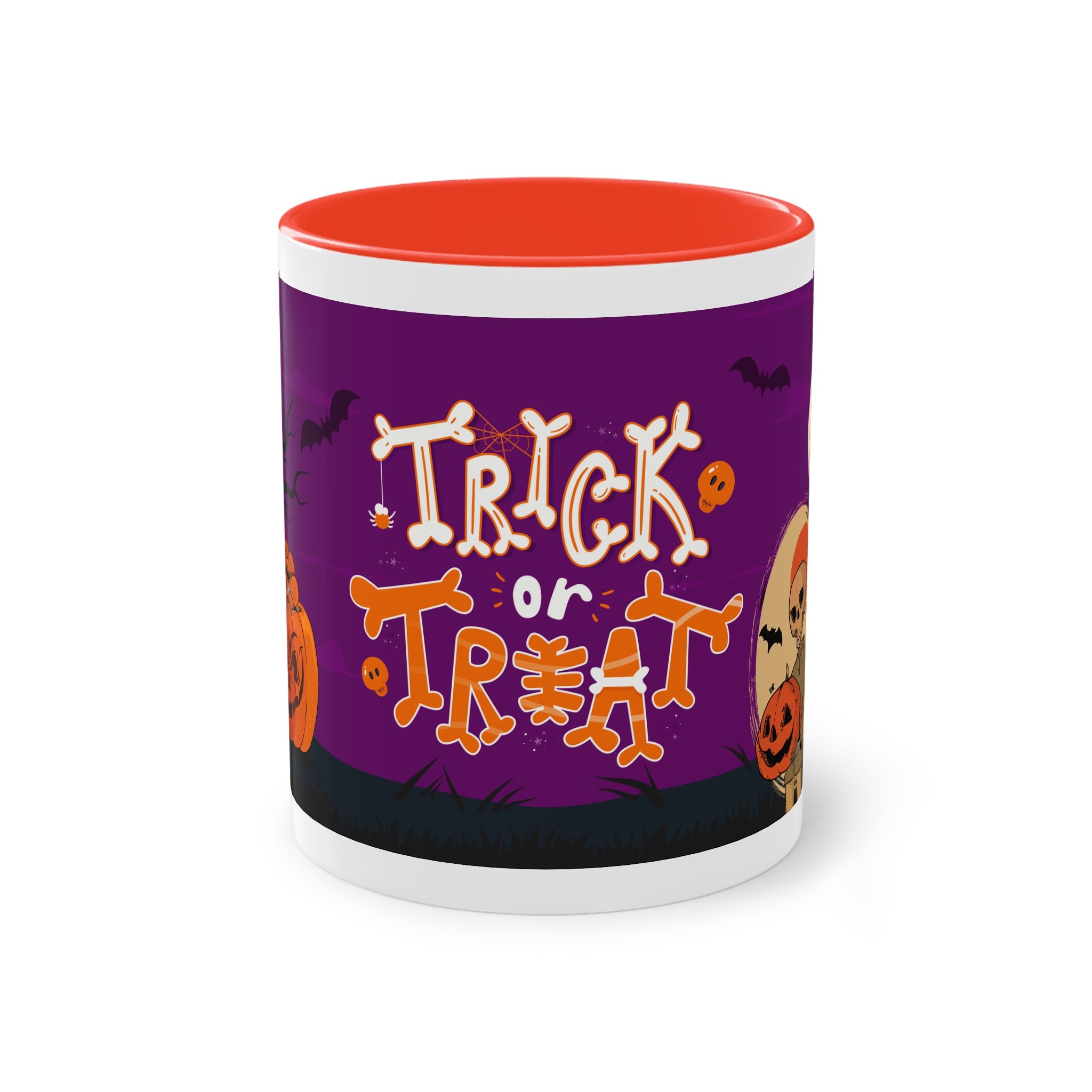 Halloween Trick or Treat | Two-Tone Coffee Mug