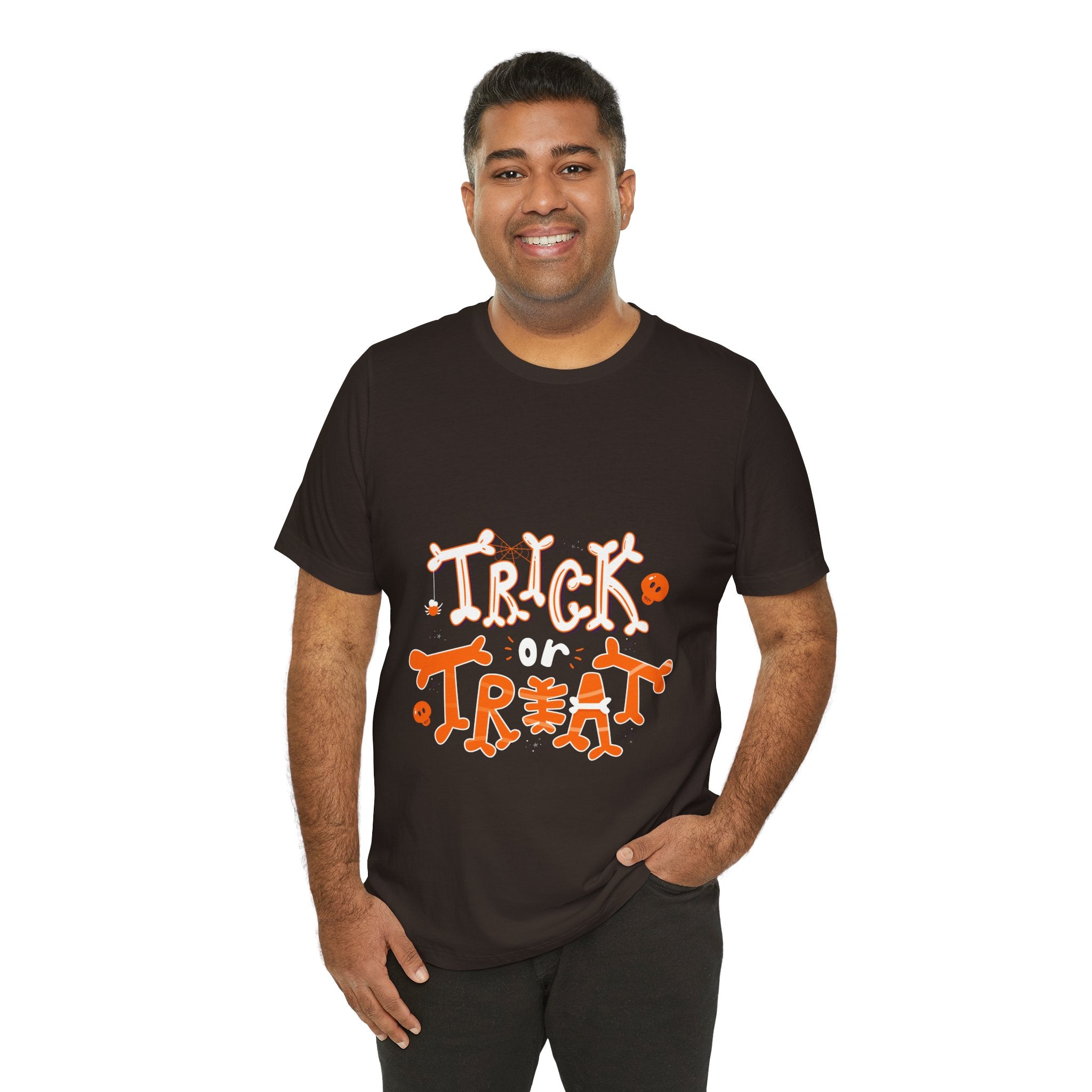 Halloween Trick or Treat  | Unisex Jersey Short Sleeve Tee