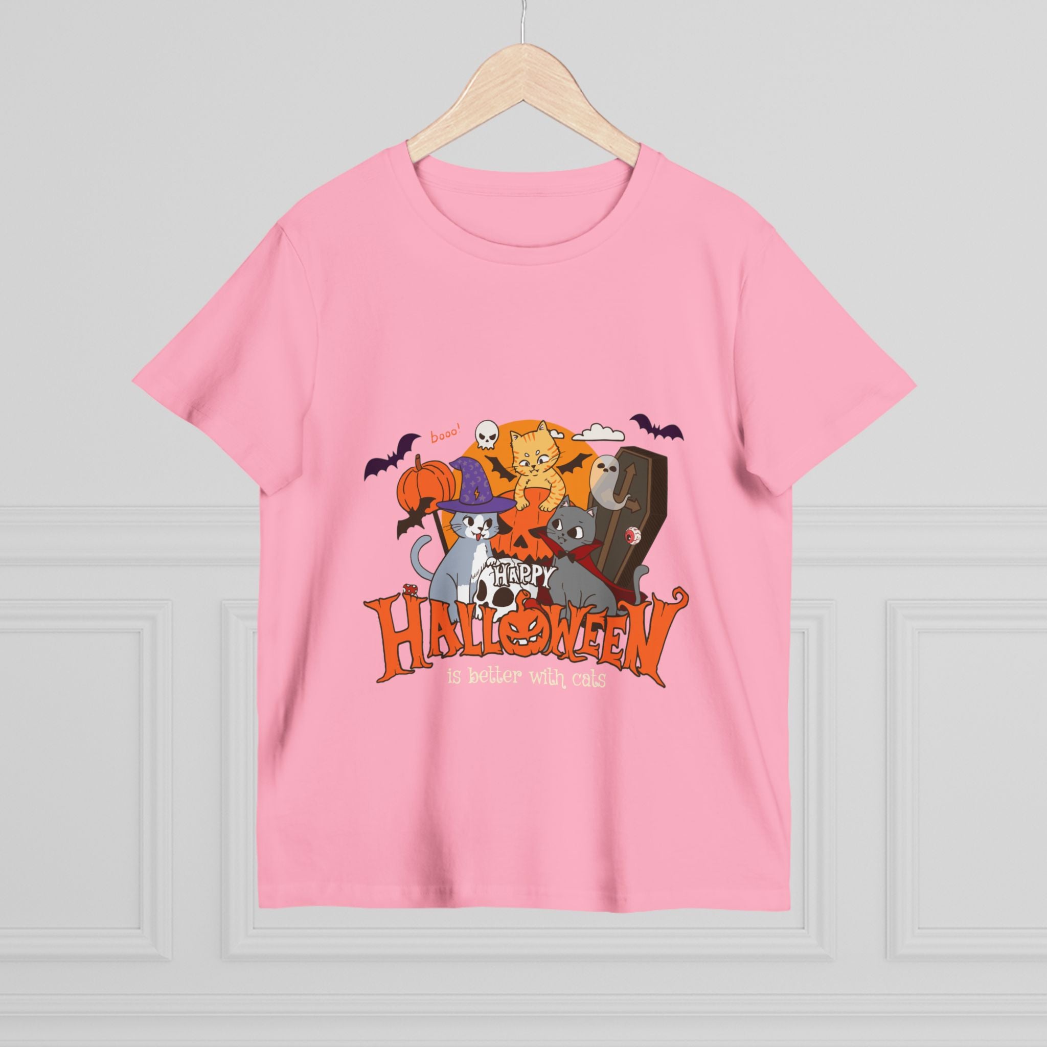 Halloween is Better with Cats | Women’s Maple Tee