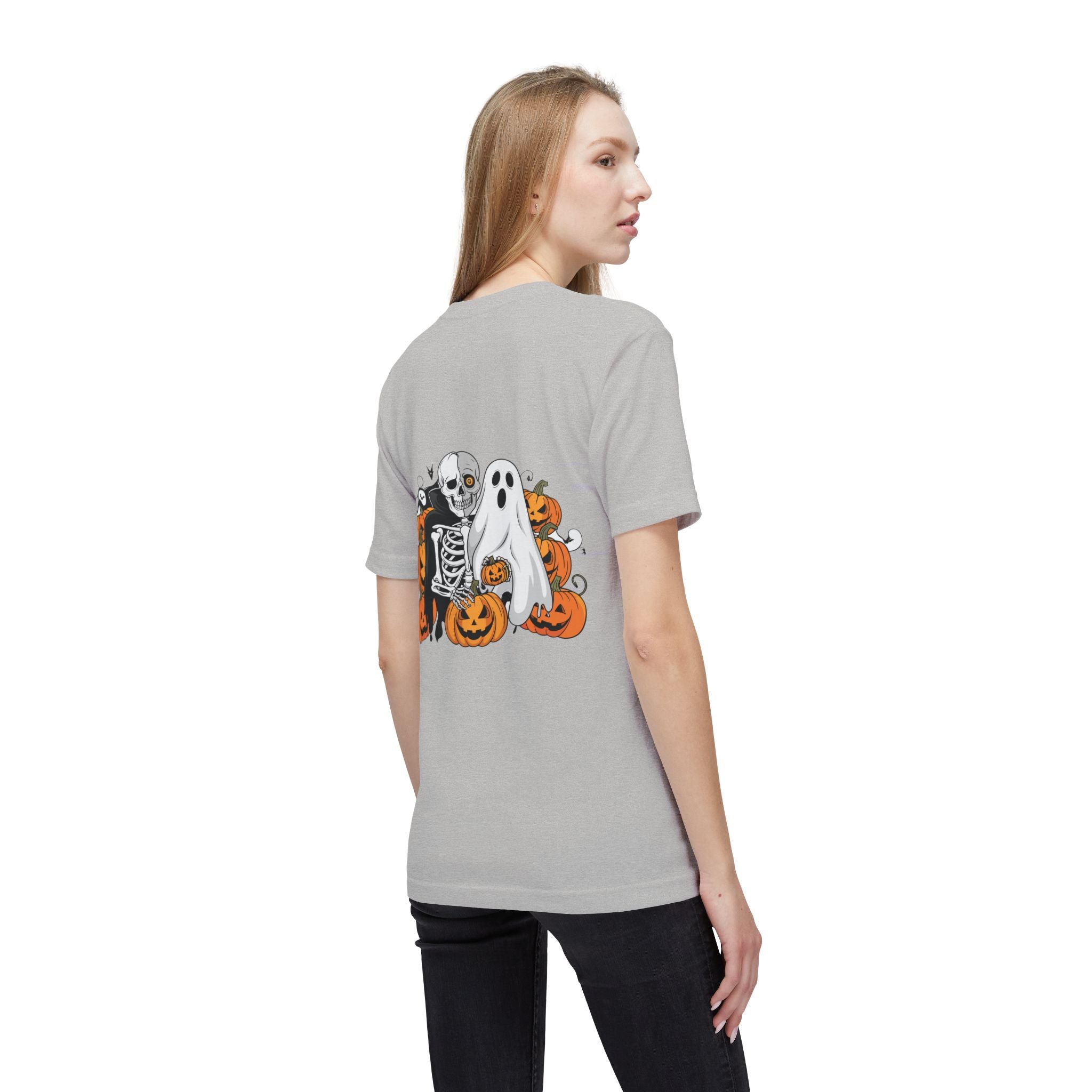Halloween with Bats | Unisex Midweight T-shirt, Made in US