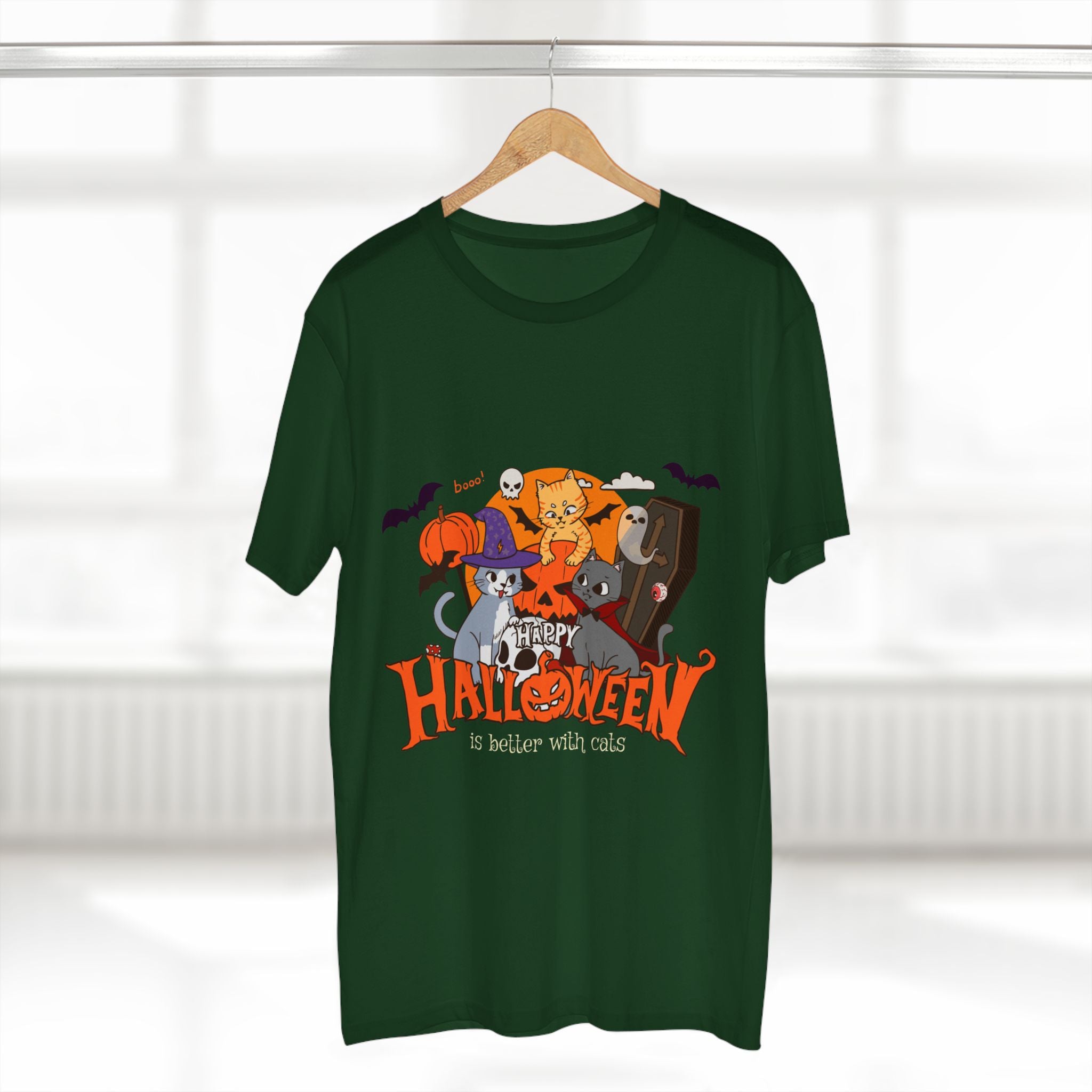 Halloween is Better with Cats | Men's Staple Tee