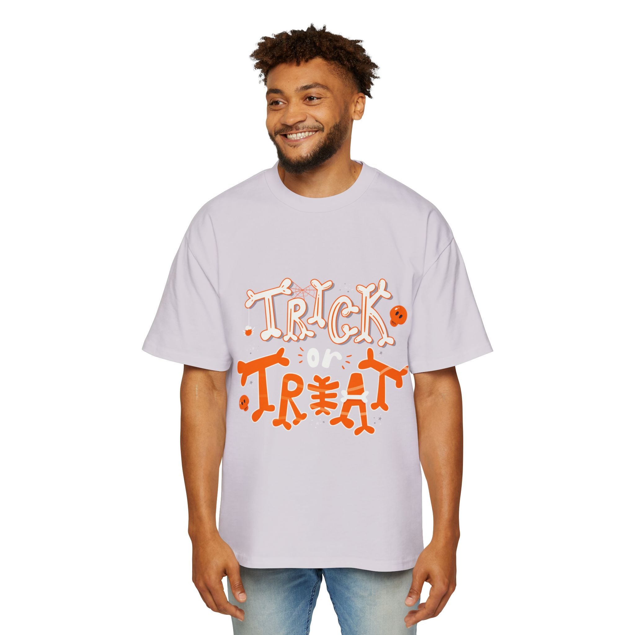 Halloween Trick or Treat | Men's Heavy Oversized Tee