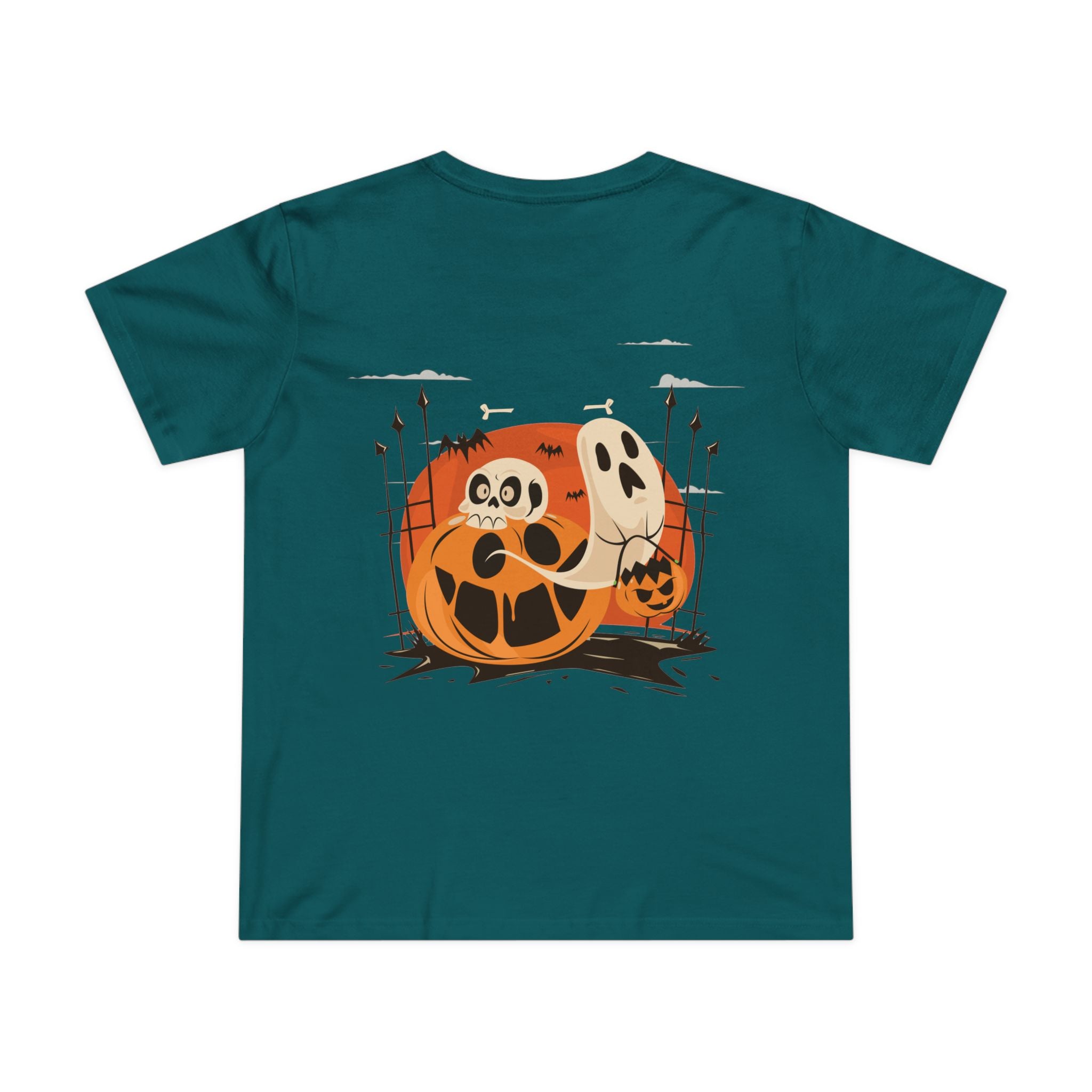 Halloween with Pumpkins | Women’s Maple Tee