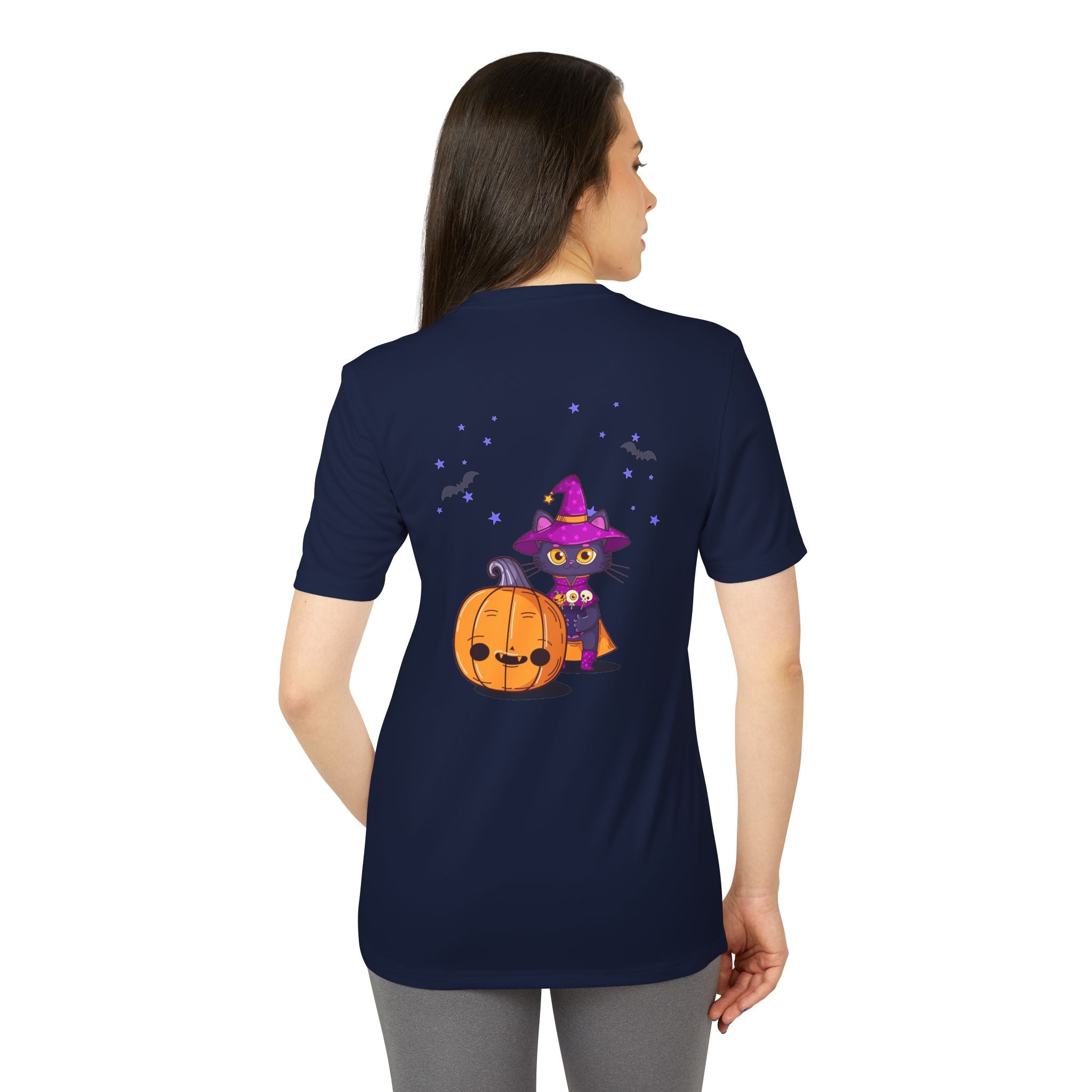 Halloween with Witch's Cats | adidas Unisex Sport T-shirt