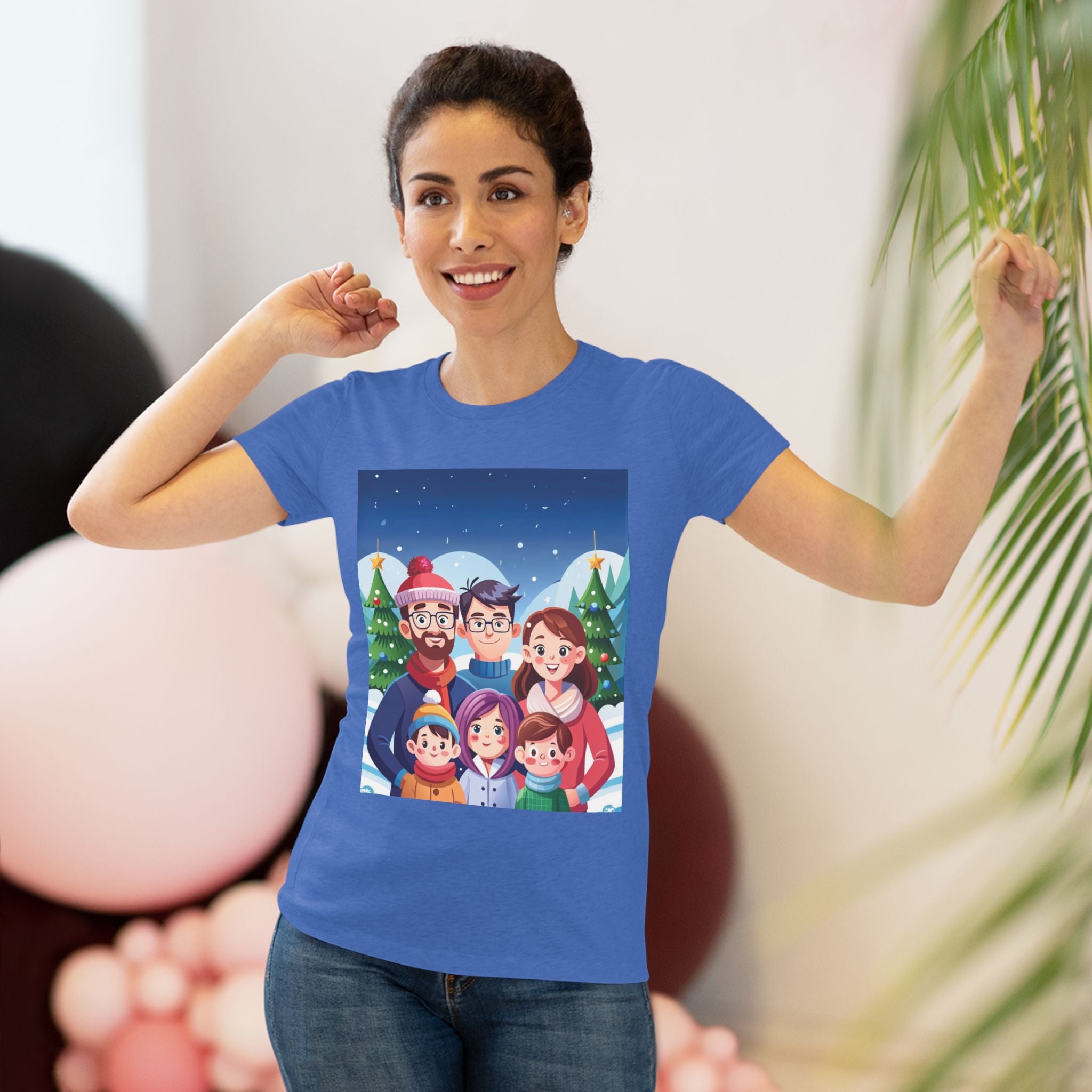 HAPPY CHRISTMAS DAY Women's Triblend Tee