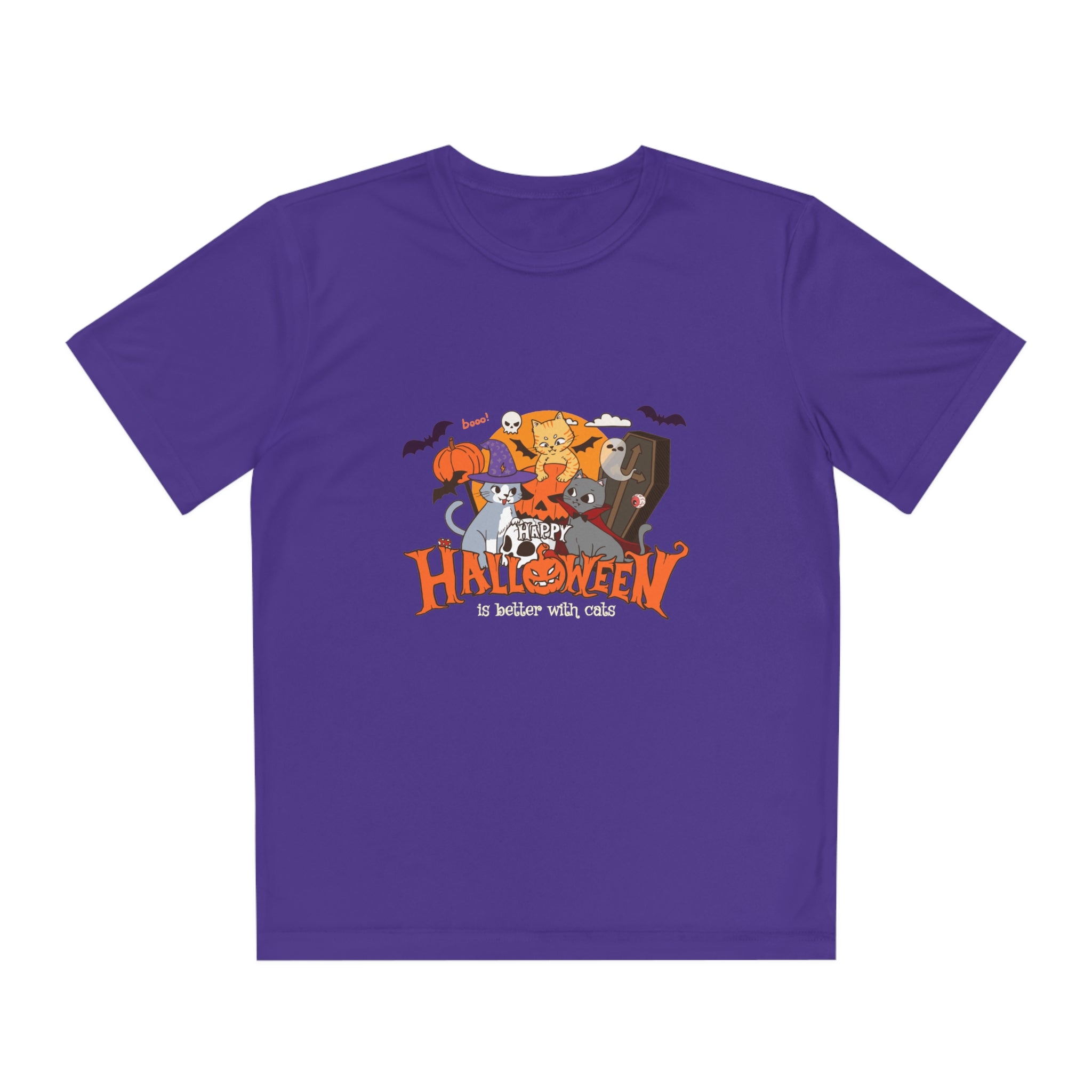 Halloween is Better with Cats | Youth Competitor Tee