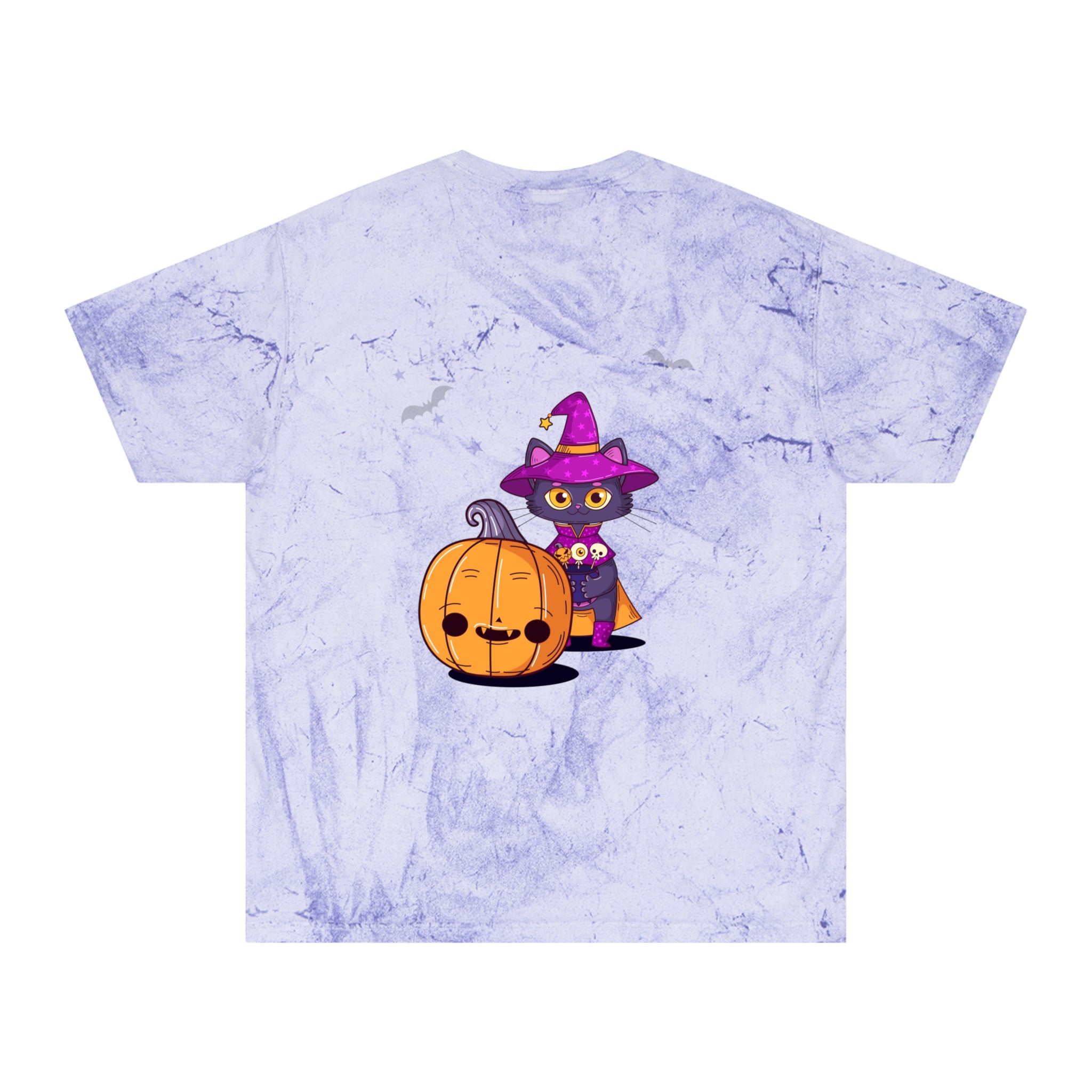 Halloween with Witch's Cats | Unisex Color Blast T-Shirt