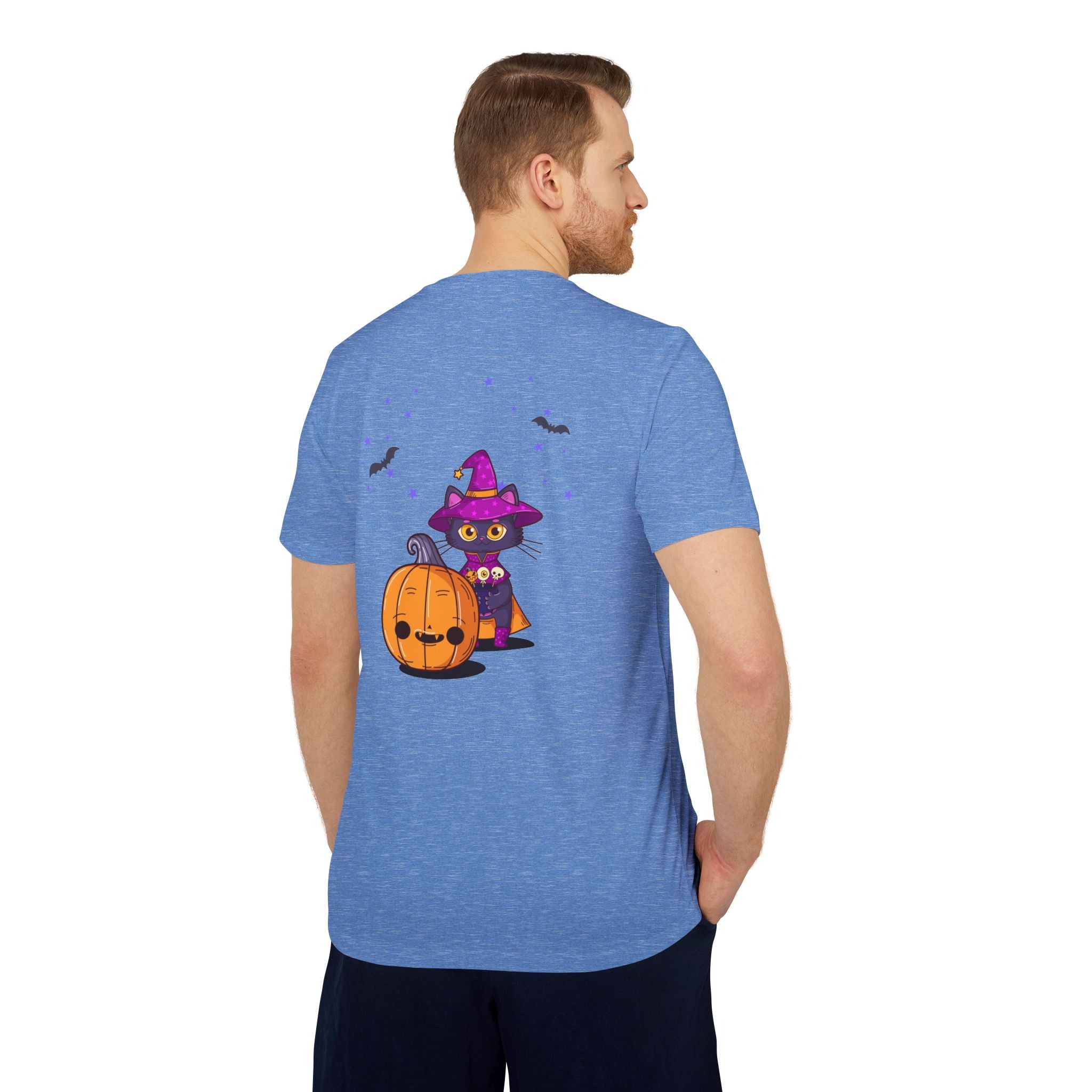 Halloween with Witch's Cats | adidas Unisex Sport T-shirt