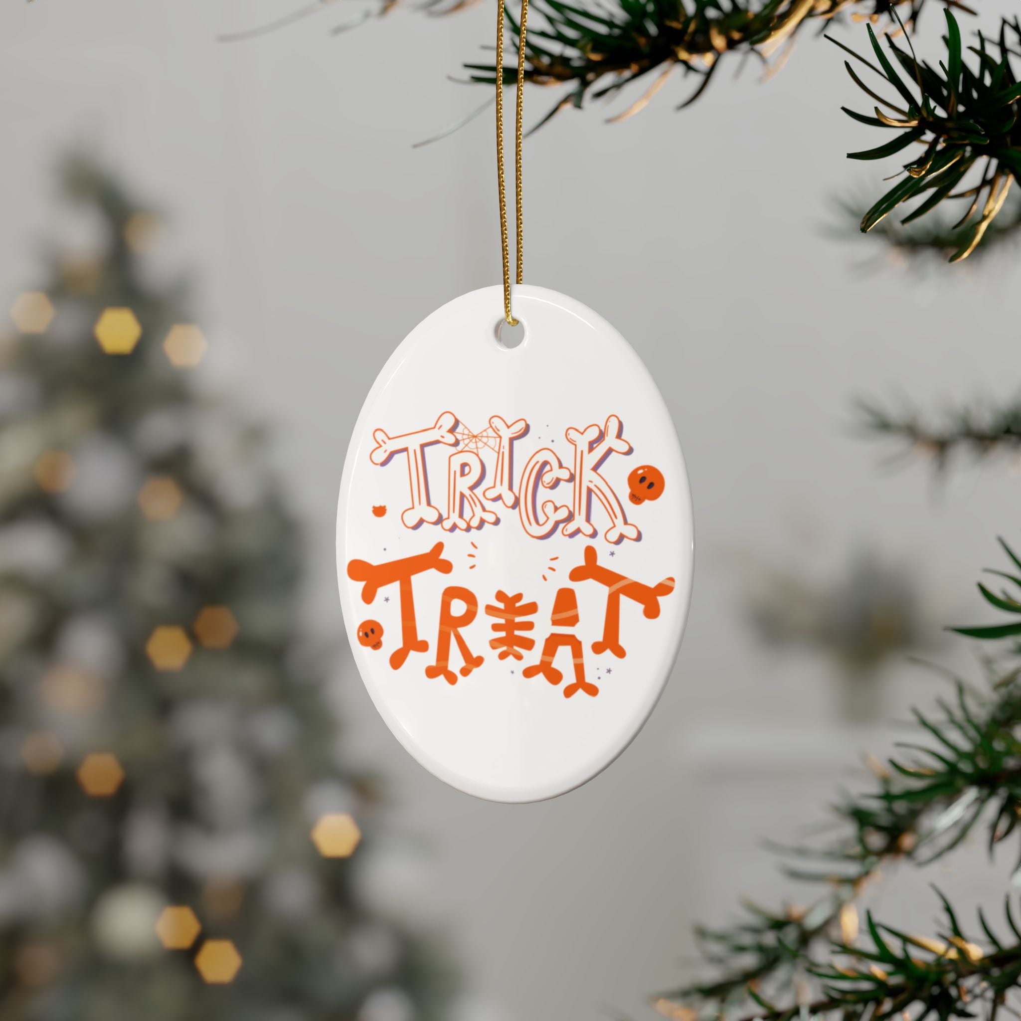 Halloween Trick or Treat | Ceramic Ornaments