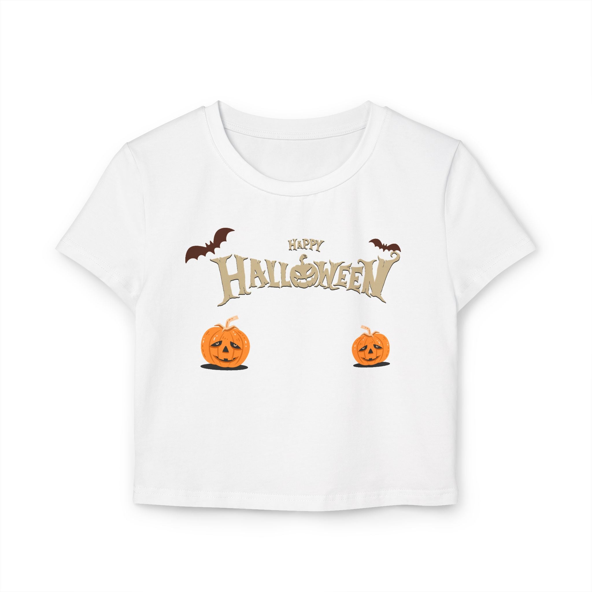 Halloween with Pumpkins | Women's Baby Tee