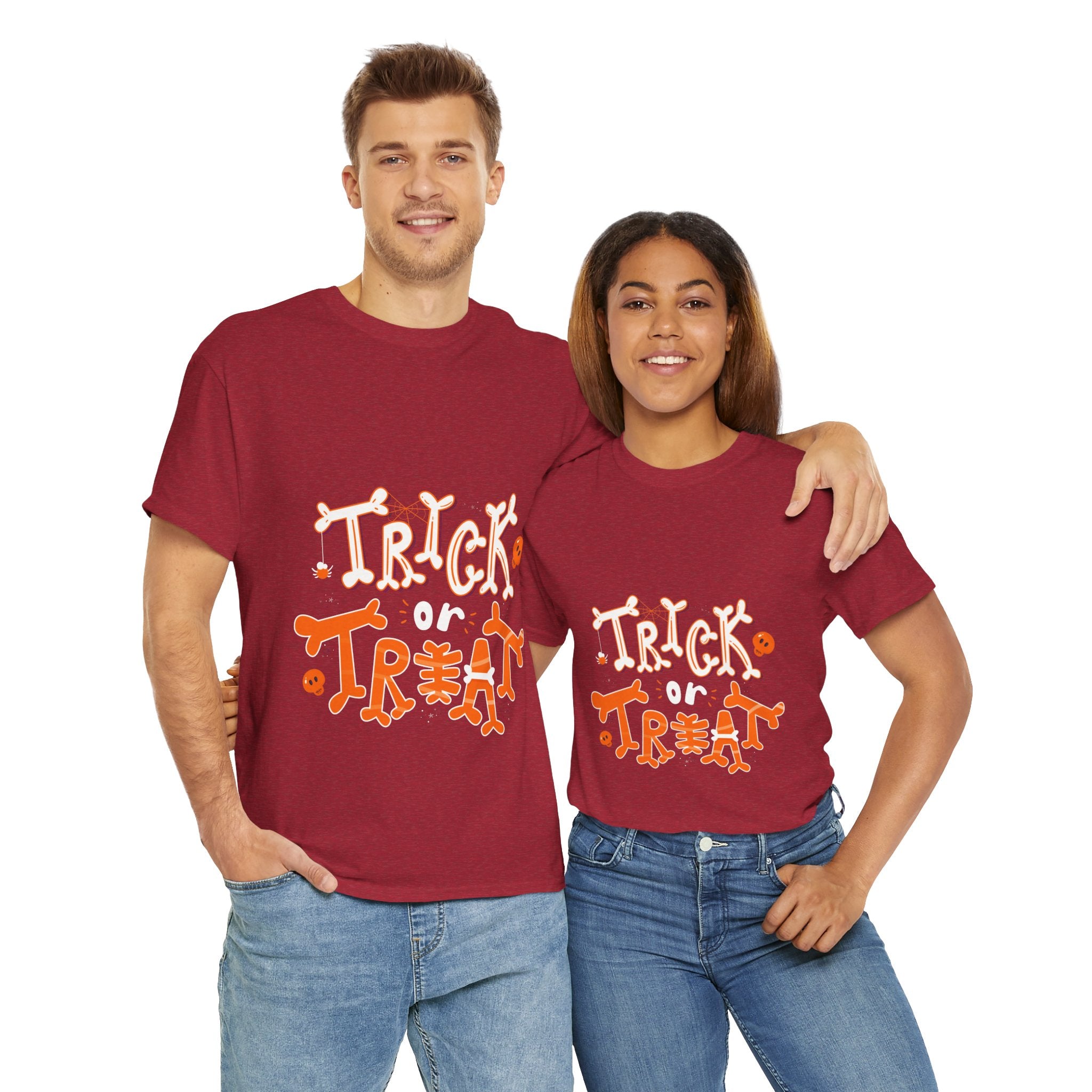 Halloween Trick or Treat | Unisex Heavy Cotton Tee