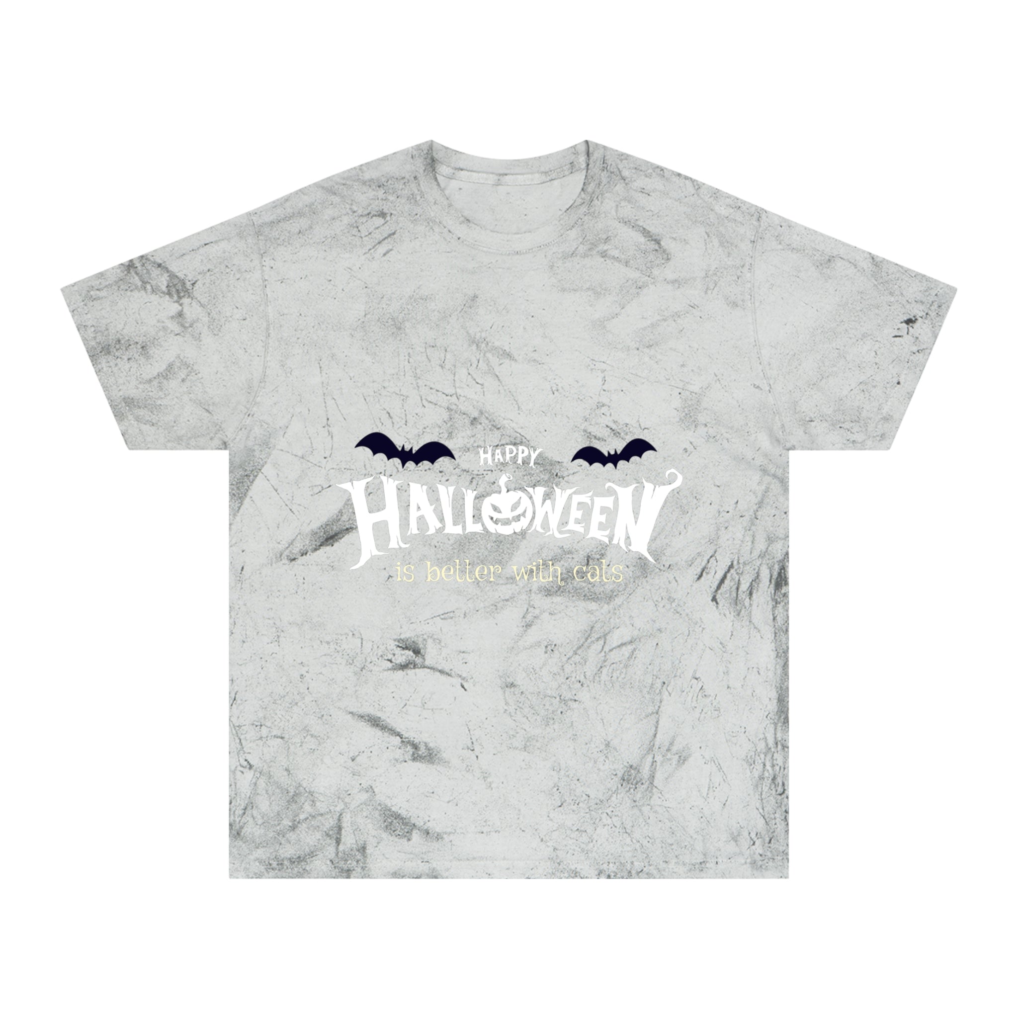 Halloween with Witch's Cats | Unisex Color Blast T-Shirt