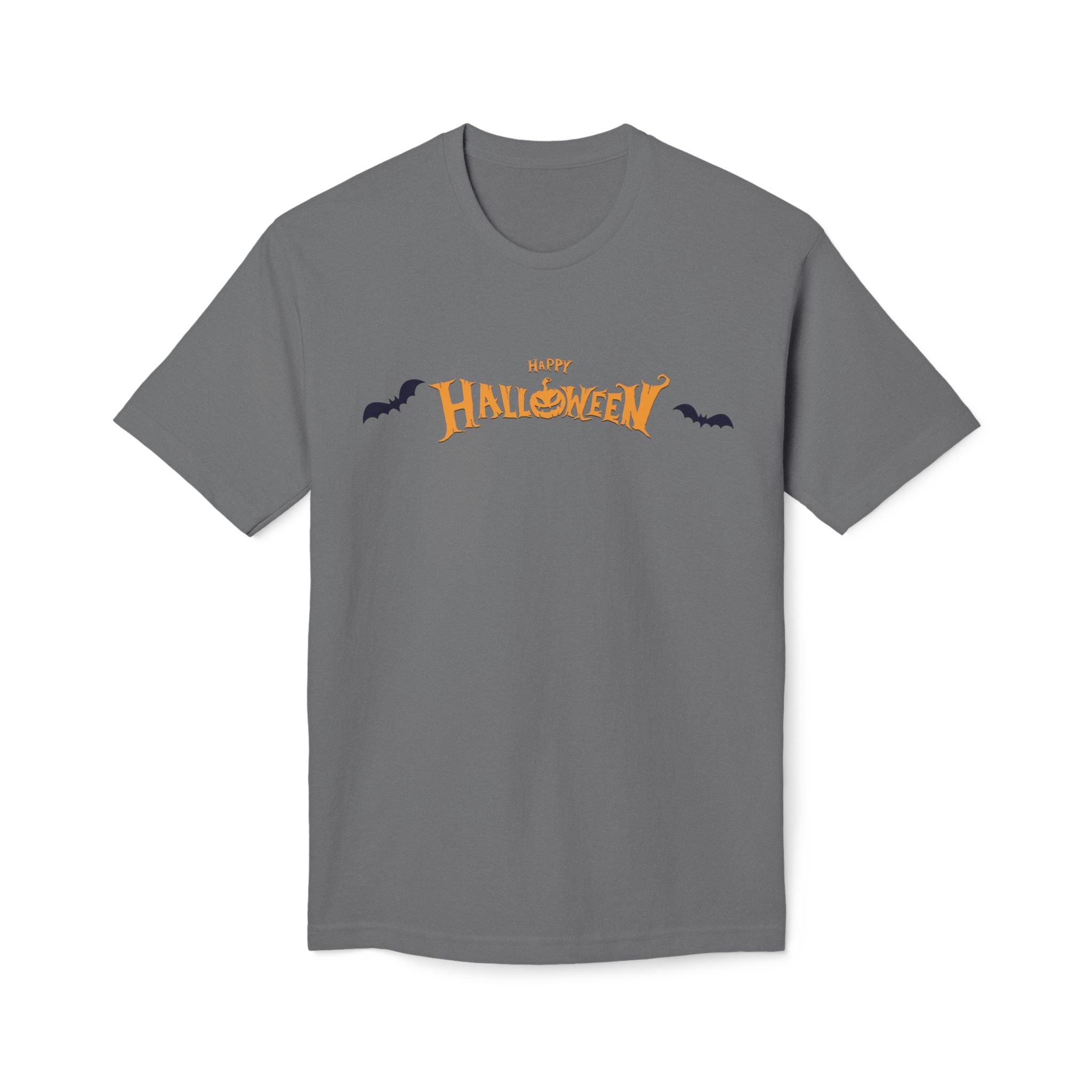 Halloween with Bats | Unisex Midweight T-shirt, Made in US