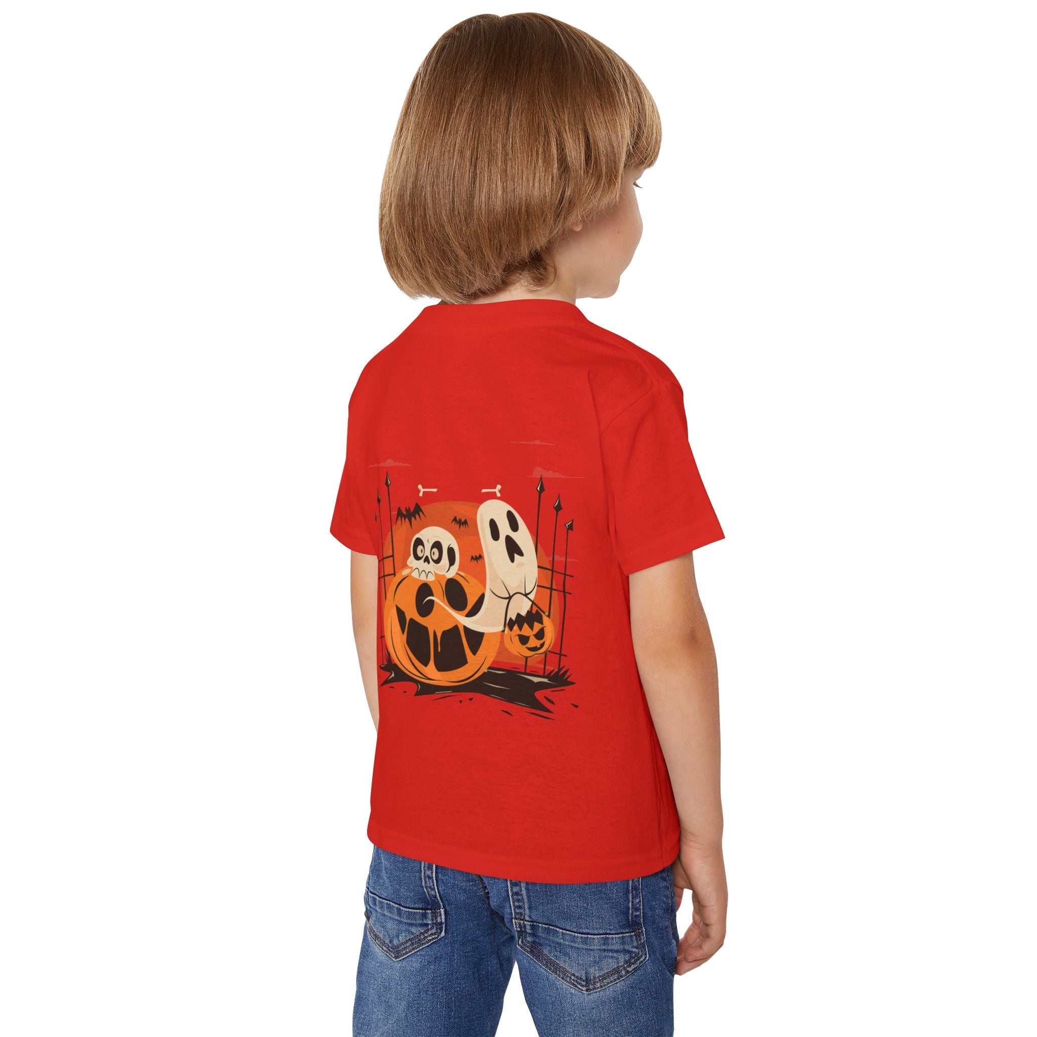 Halloween with Pumpkins | Heavy Cotton Toddler T-shirt