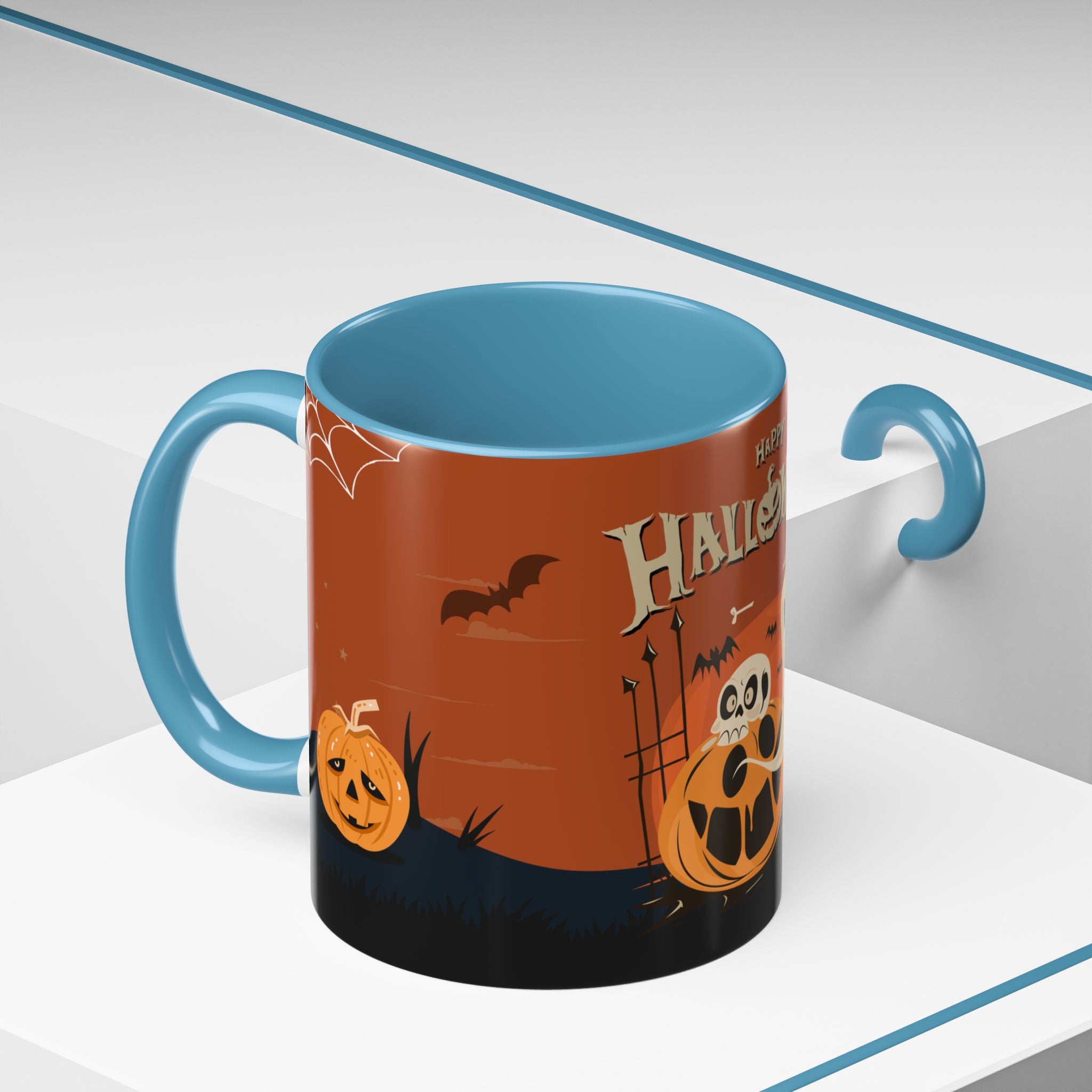 Happy Halloween with Pumpkin | Accent Coffee Mug