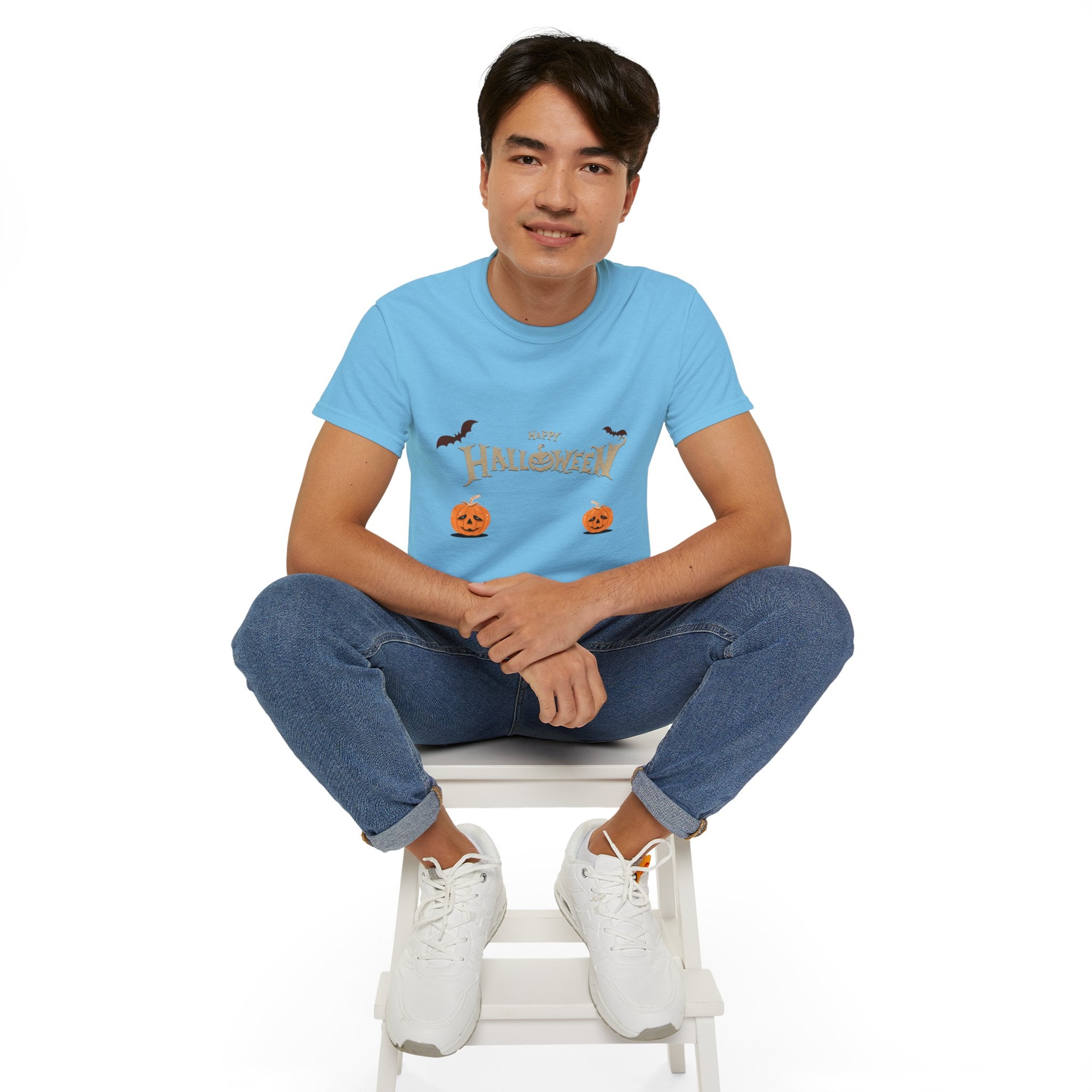 Halloween with Pumpkins | Unisex Ultra Cotton Tee