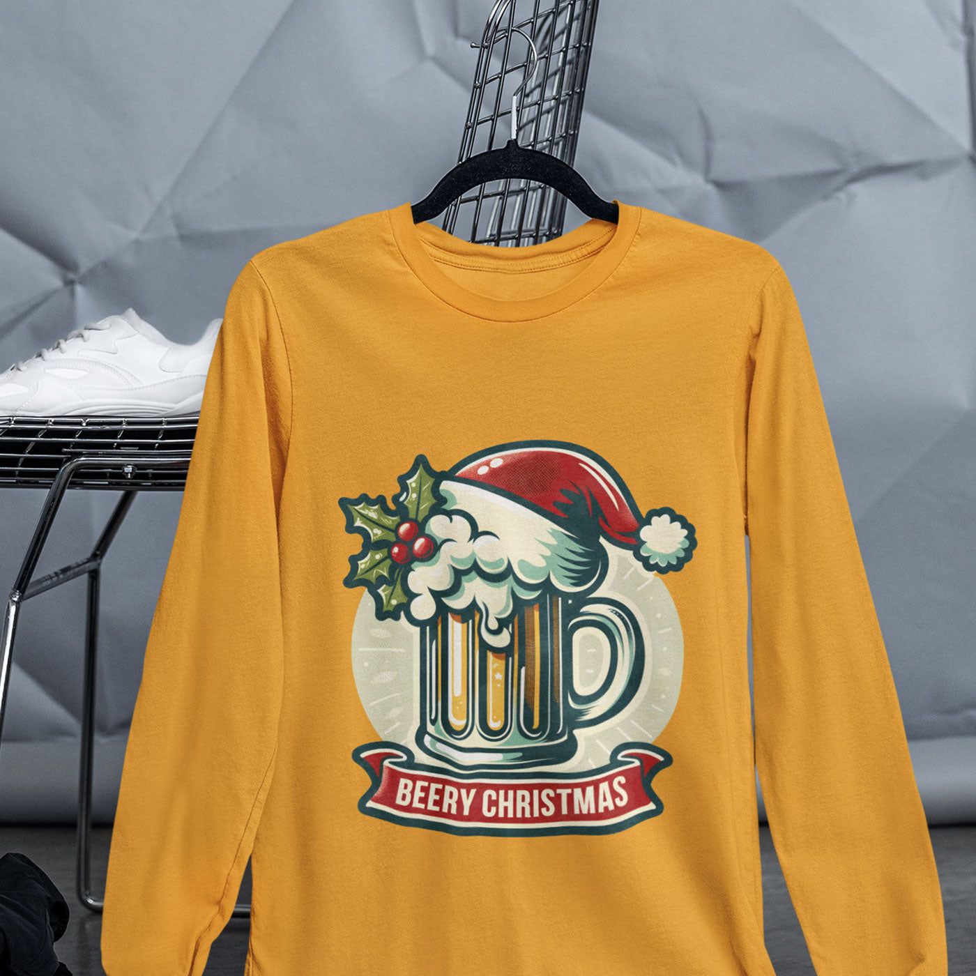Beery Christmas | Fun Festive Beer | Unisex Long Sleeve