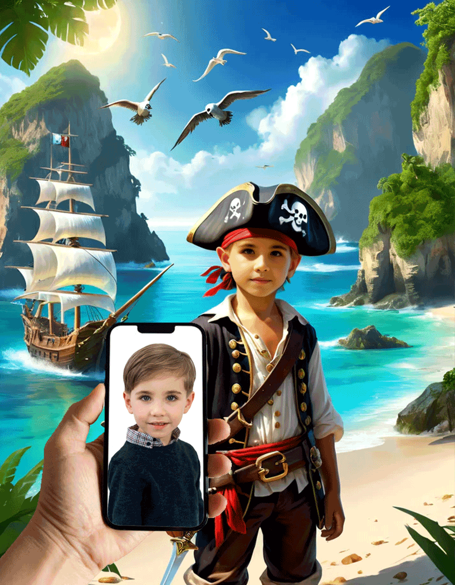 Adventurous Pirate Captain Boy ii