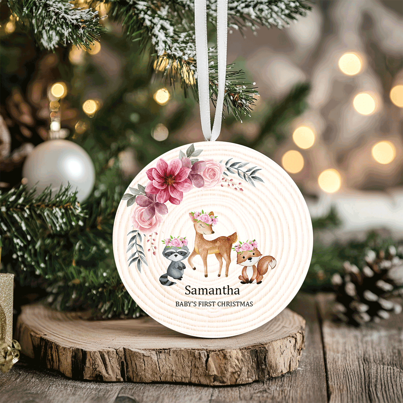 Baby’s First Christmas | Adorable Holiday Keepsake | Ceramic Ornament